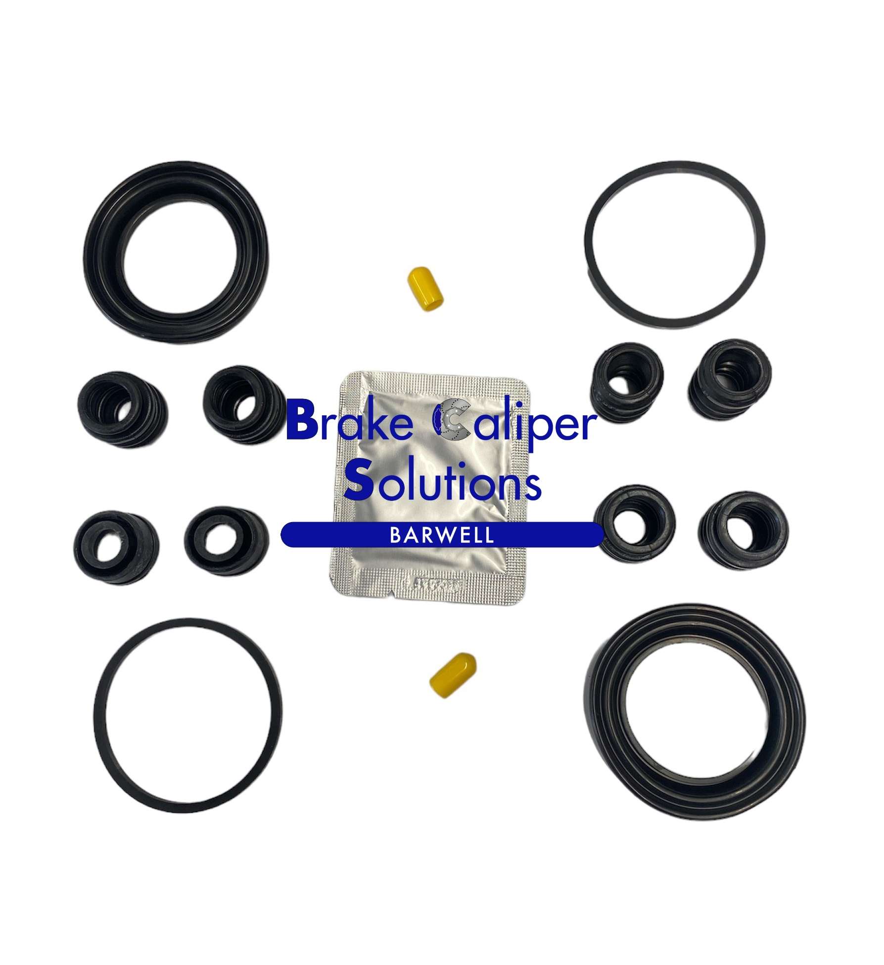 for Hyundai i10 i20 Front AXLE Brake Caliper Seal Repair Kit BSK202017