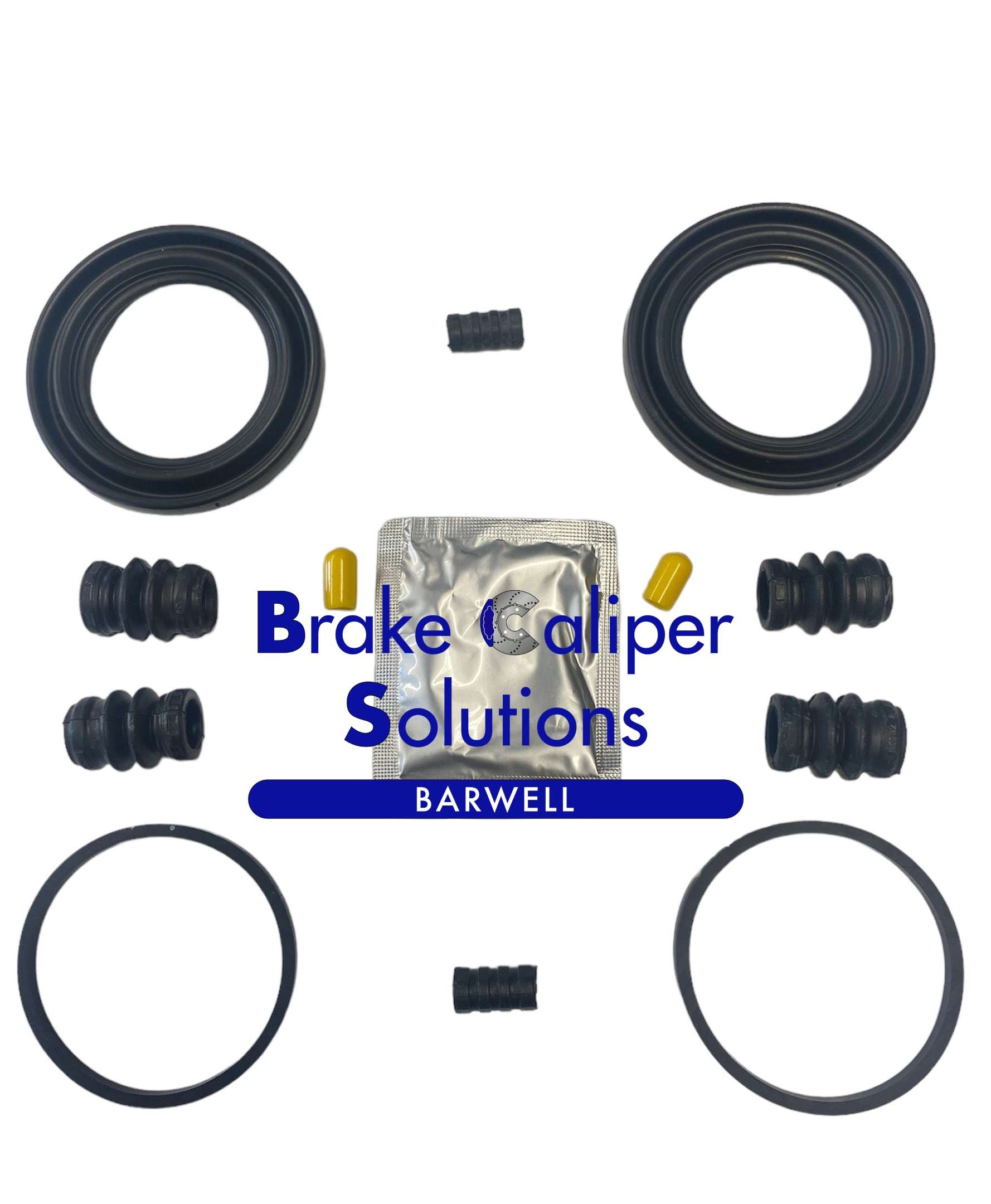 for Hyundai Coupe 2002-2009 FRONT AXLE Brake Caliper Seal Repair Kit BSK202146