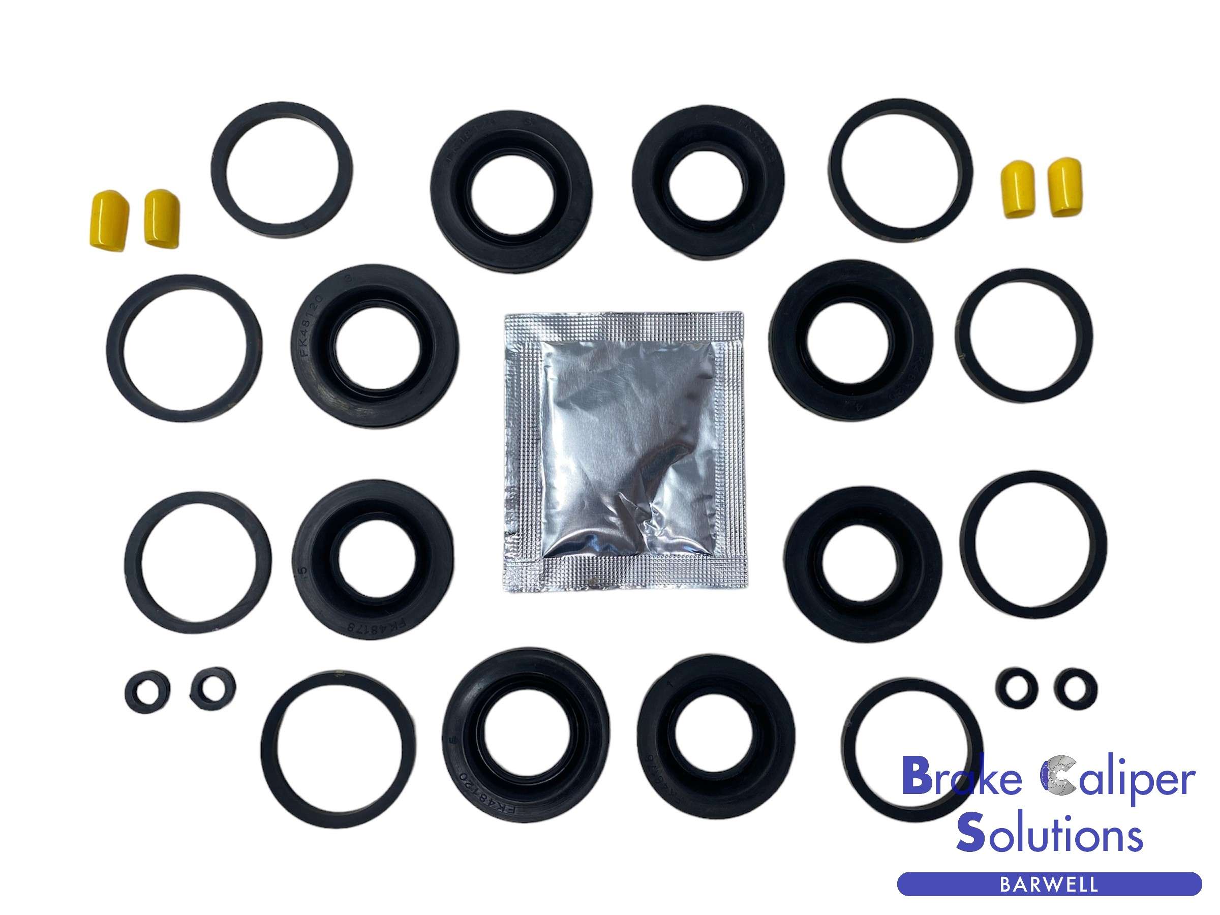 for PORSCHE 911 GT3 2006-2011 REAR AXLE Brake Caliper Seal Repair Kit -BSK202704