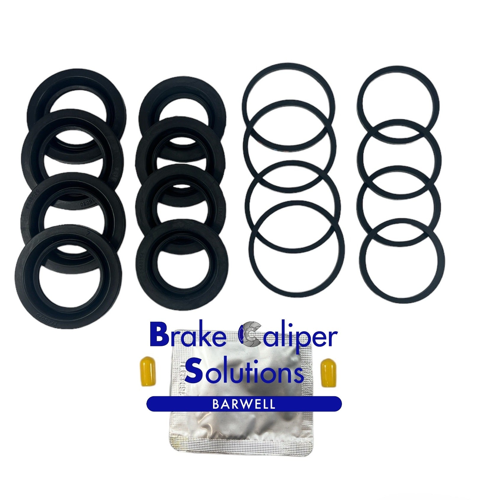 for  Nissan 350Z 2002-2009 FRONT Axle Brake Caliper Seal Repair Kit BSK203868