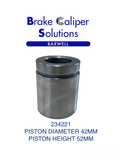 ONE Piston, brake caliper for  LAND ROVER RANGE SUPERCHARGED TERRAIN BCP4221