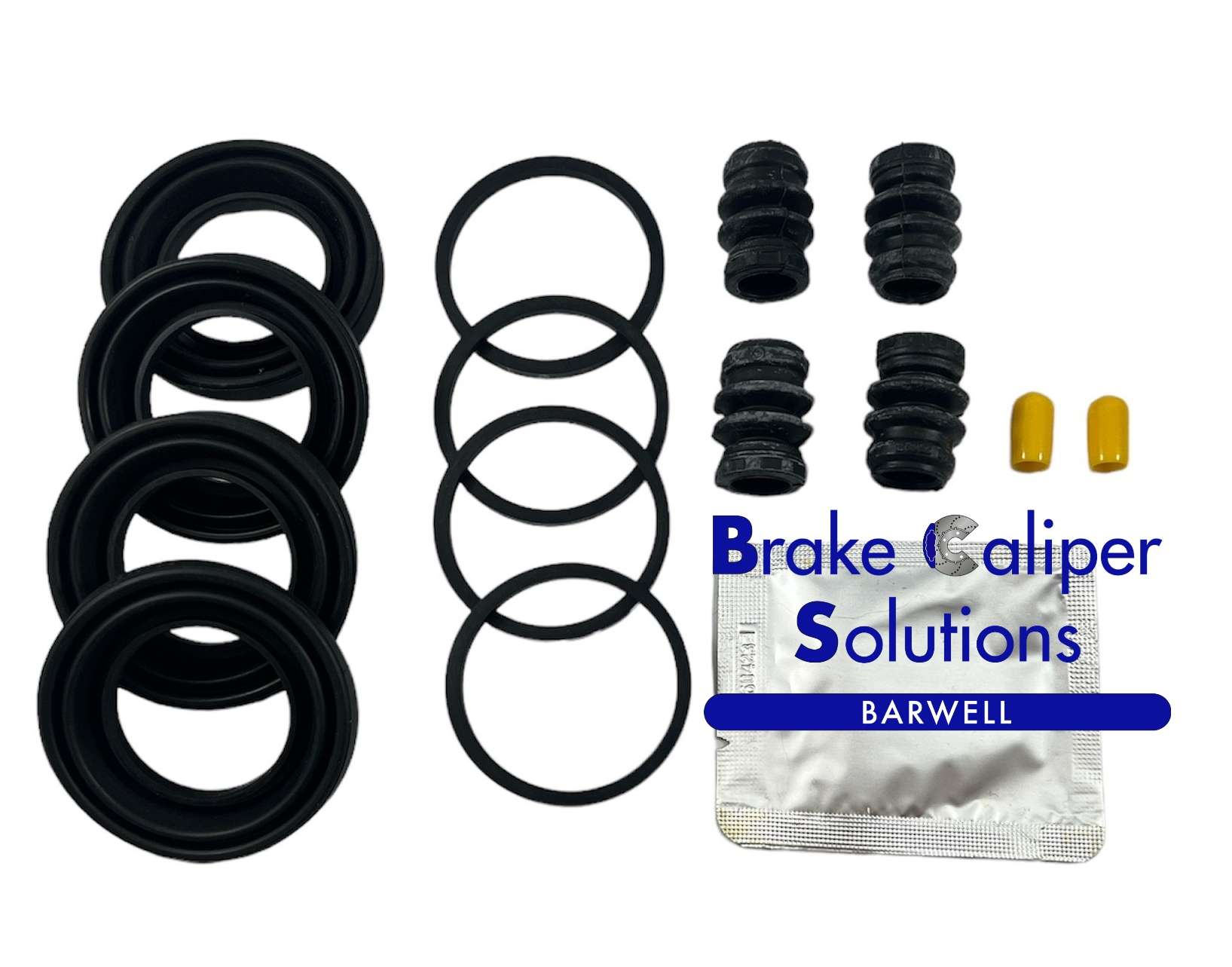 for Nissan Maxima 1989-2000 Incl QX, Front Brake Caliper repair seal kit- BSK204014