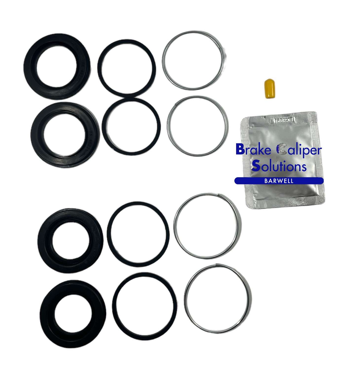 for MITSUBISHI 3000GT FRONT Single Brake Caliper Seal Repair Kit -BSK204043S