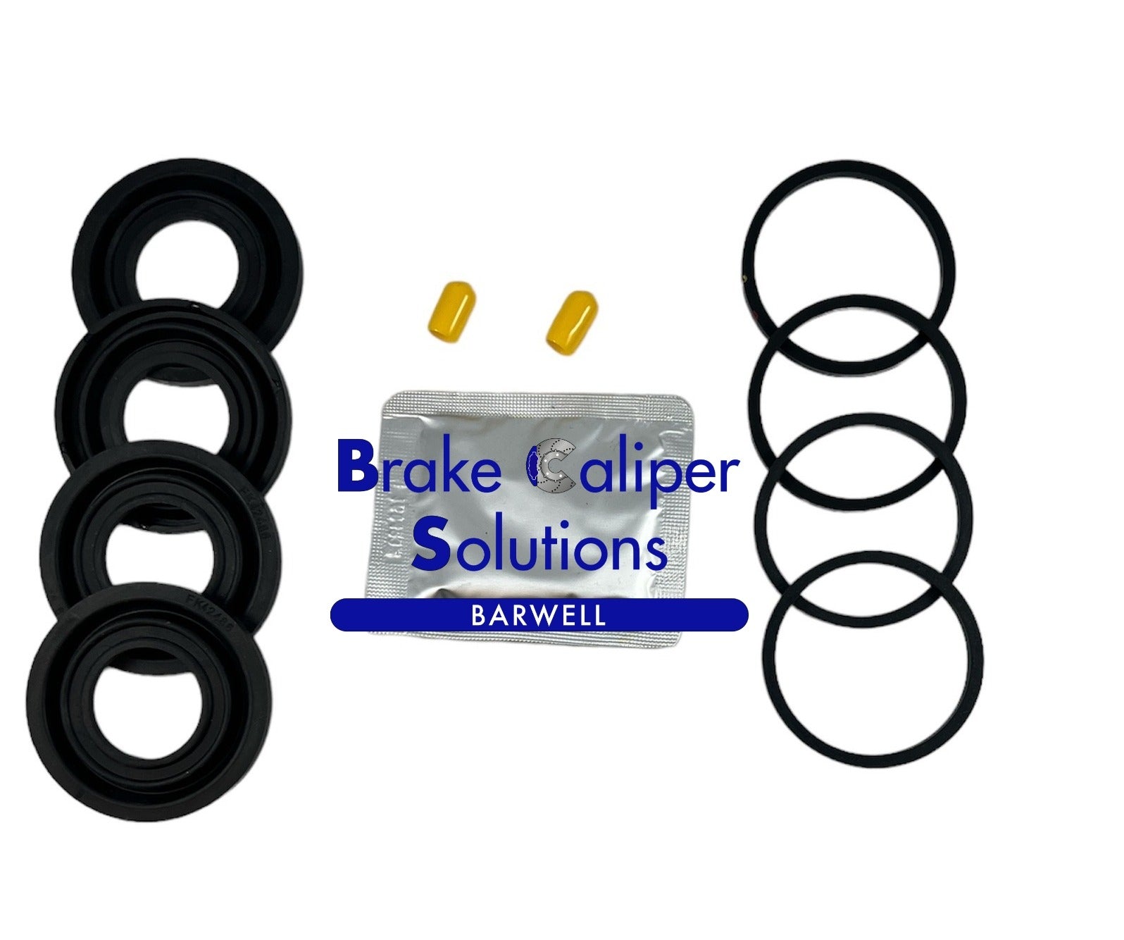 for Porsche 914 4 Front AXLE Brake Caliper Seal Repair Kit- BSK204206