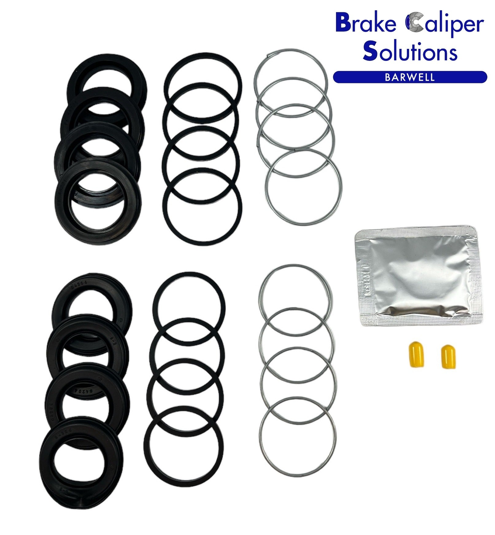 fits FRONT Brake Caliper Seal Repair Kit for MERCEDES 280 & 320 W124 -BSK204213