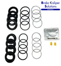 fits FRONT Brake Caliper Seal Repair Kit for MERCEDES C36 AMG (W202) Saloon 3.6 Petrol 1994 -1998-BSK204213