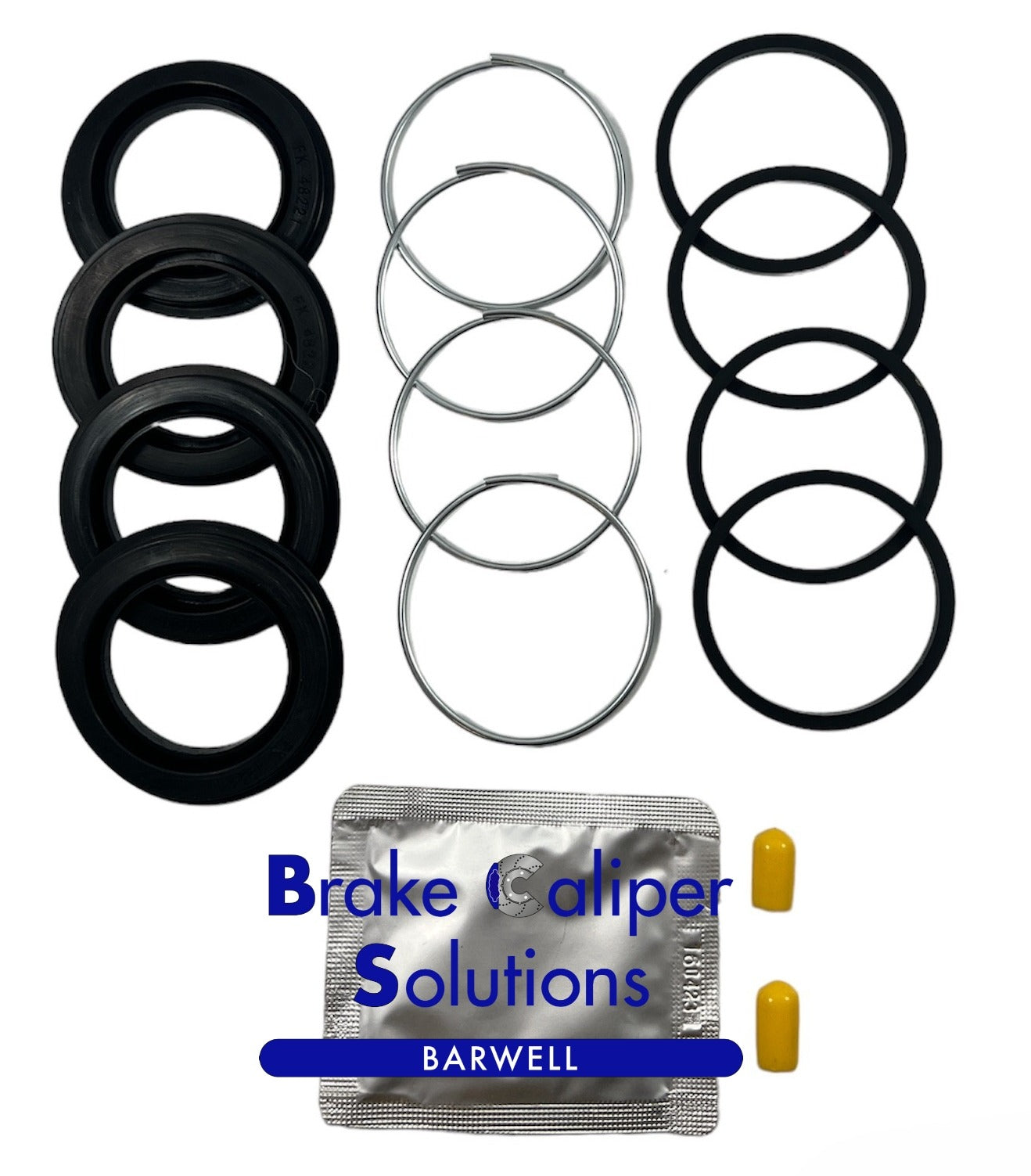 for MERCEDES E-CLASS S124 REAR AXLE Brake Caliper Seal Repair Kit -BSK204214