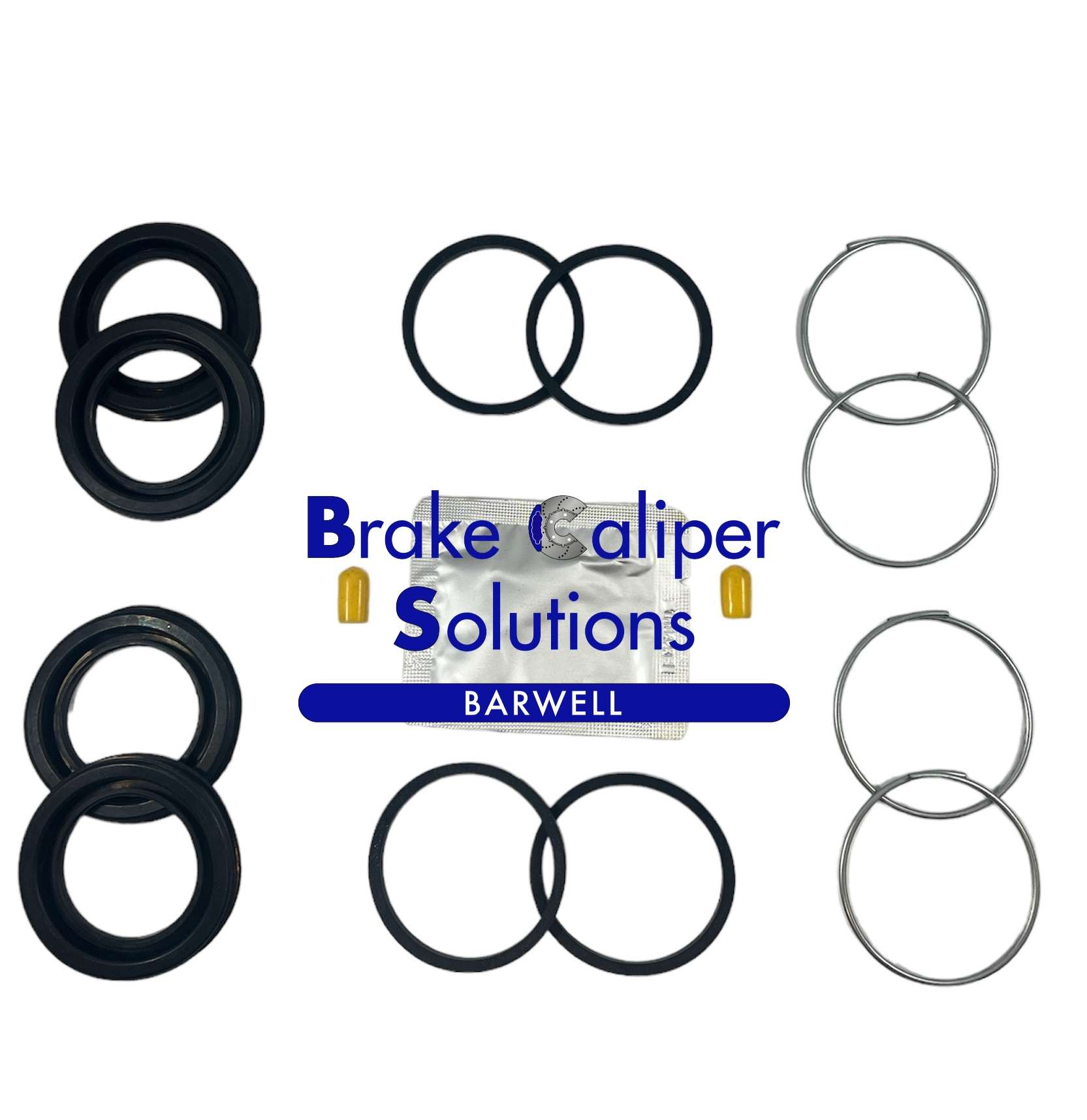 Brake Caliper rear repair seal kit for XJ6-12 AND E Type Jaguar series II - Ill -BSK204311