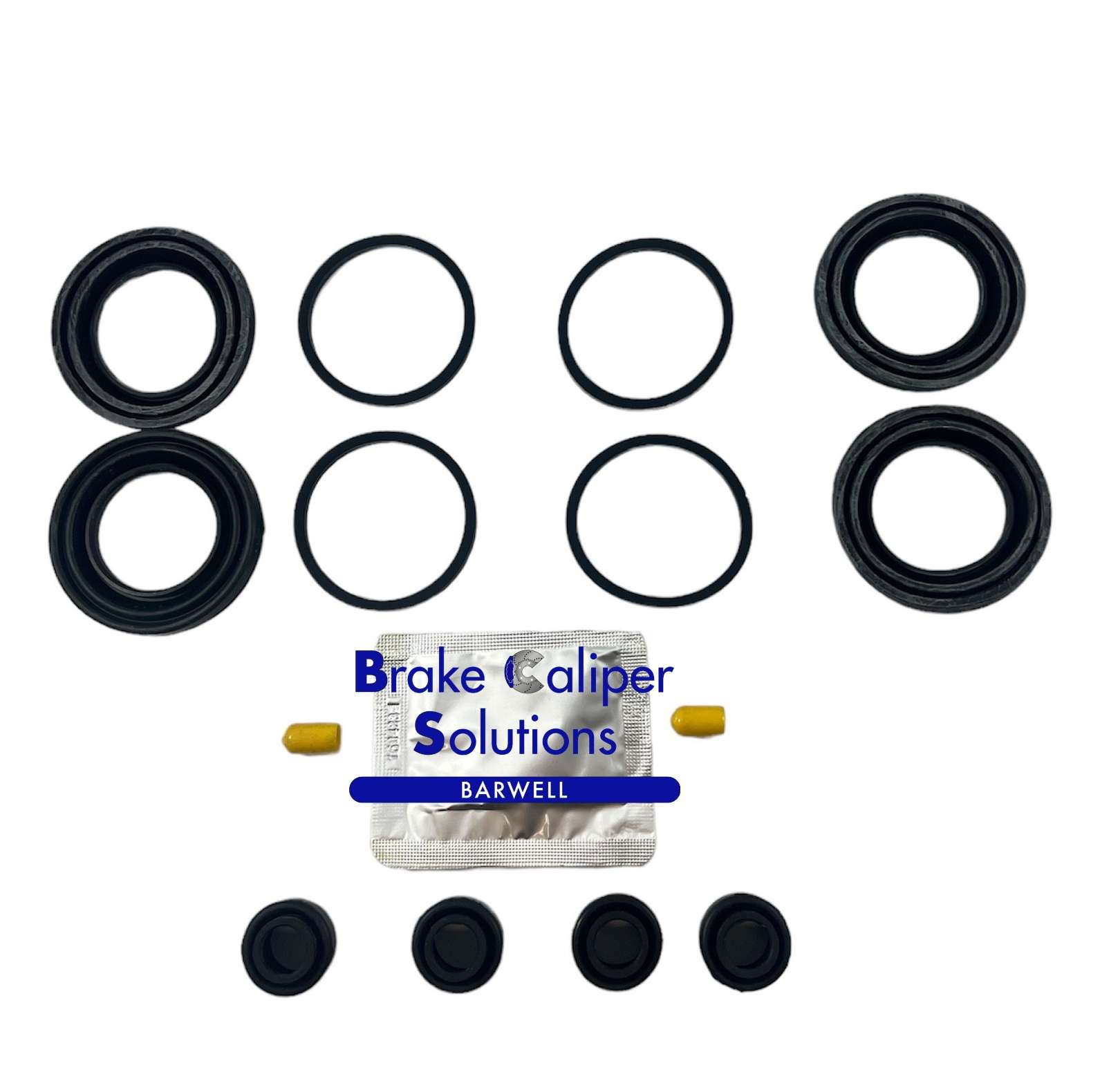 fit NISSAN 300 ZX 1987-1990 FRONT AXLE Brake Caliper Seal Repair Kit BSK204322