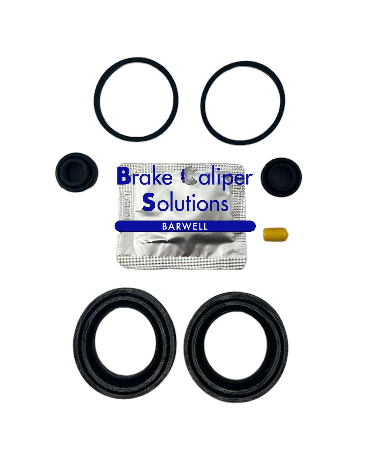 for NISSAN 300 ZX 1987-1990 FRONT SINGLE Brake Caliper Seal Repair Kit BSK204322S
