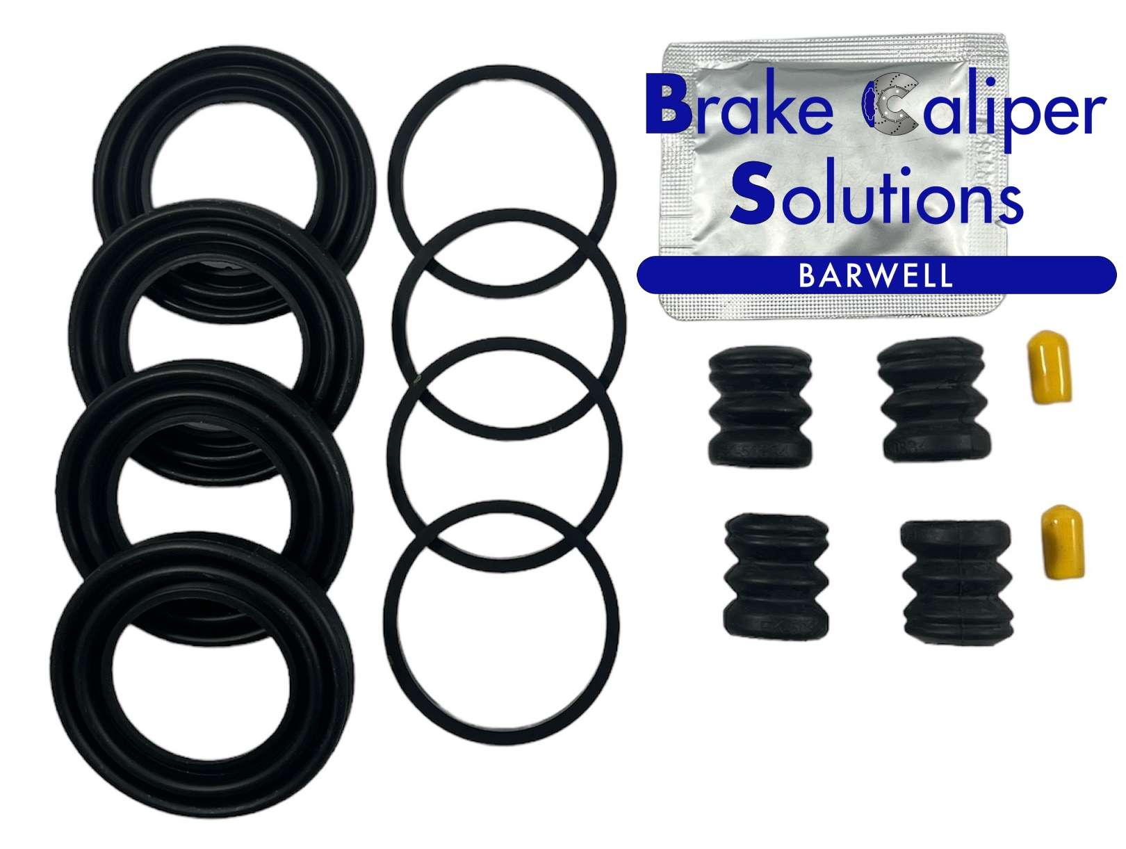 for NISSAN SERENA 1994-2000 FRONT L/R Brake Caliper Seal Rebuild Repair KIT BSK204325