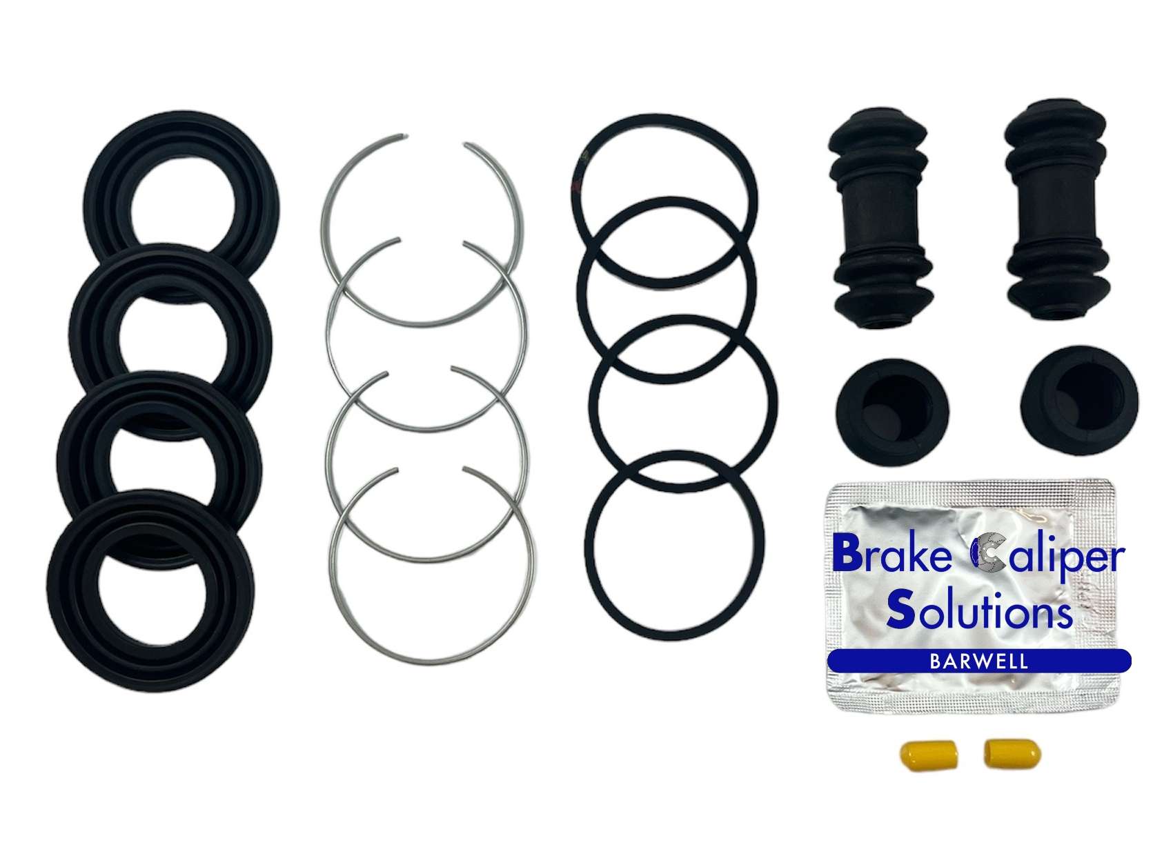 for Subaru Impreza & Legacy  FRONT AXLE Brake Caliper Seal Repair Kit BSK204329