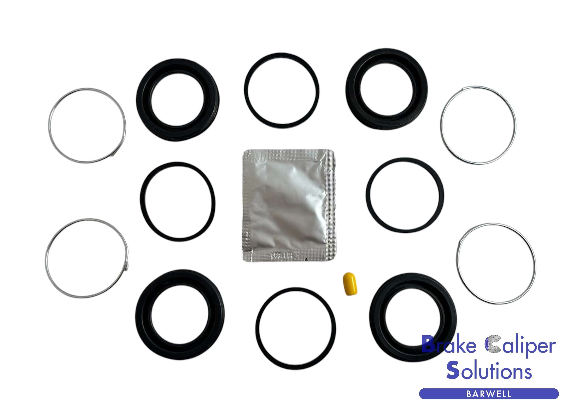 FRONT L or R Brake Caliper Seal Rebuild Repair Kit for LEXUS GS 450 h 2006-2011 (204341S)