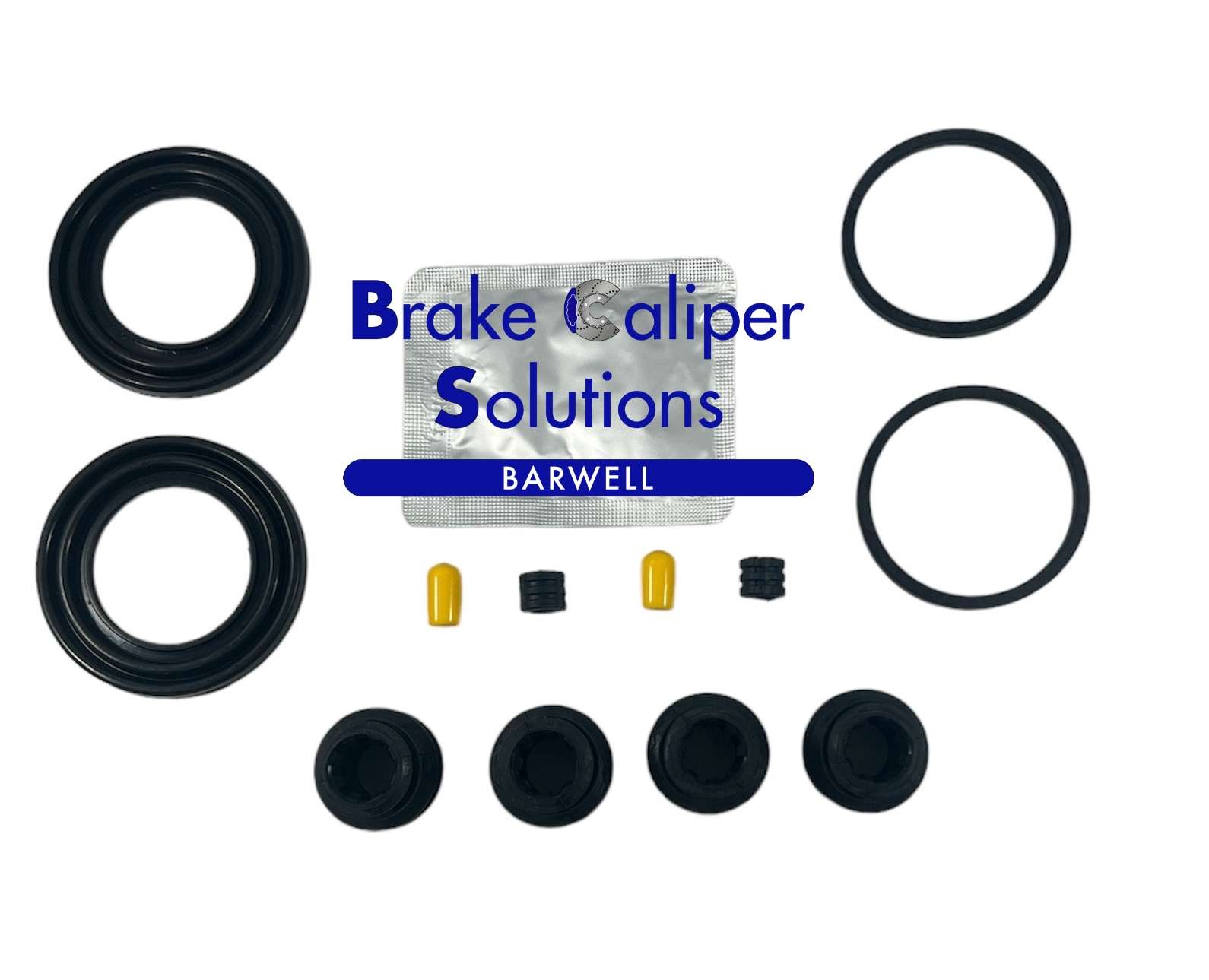 REAR L & R Brake Caliper Seal Rebuild Repair Kit for HYUNDAI iX55 (BSK204352)