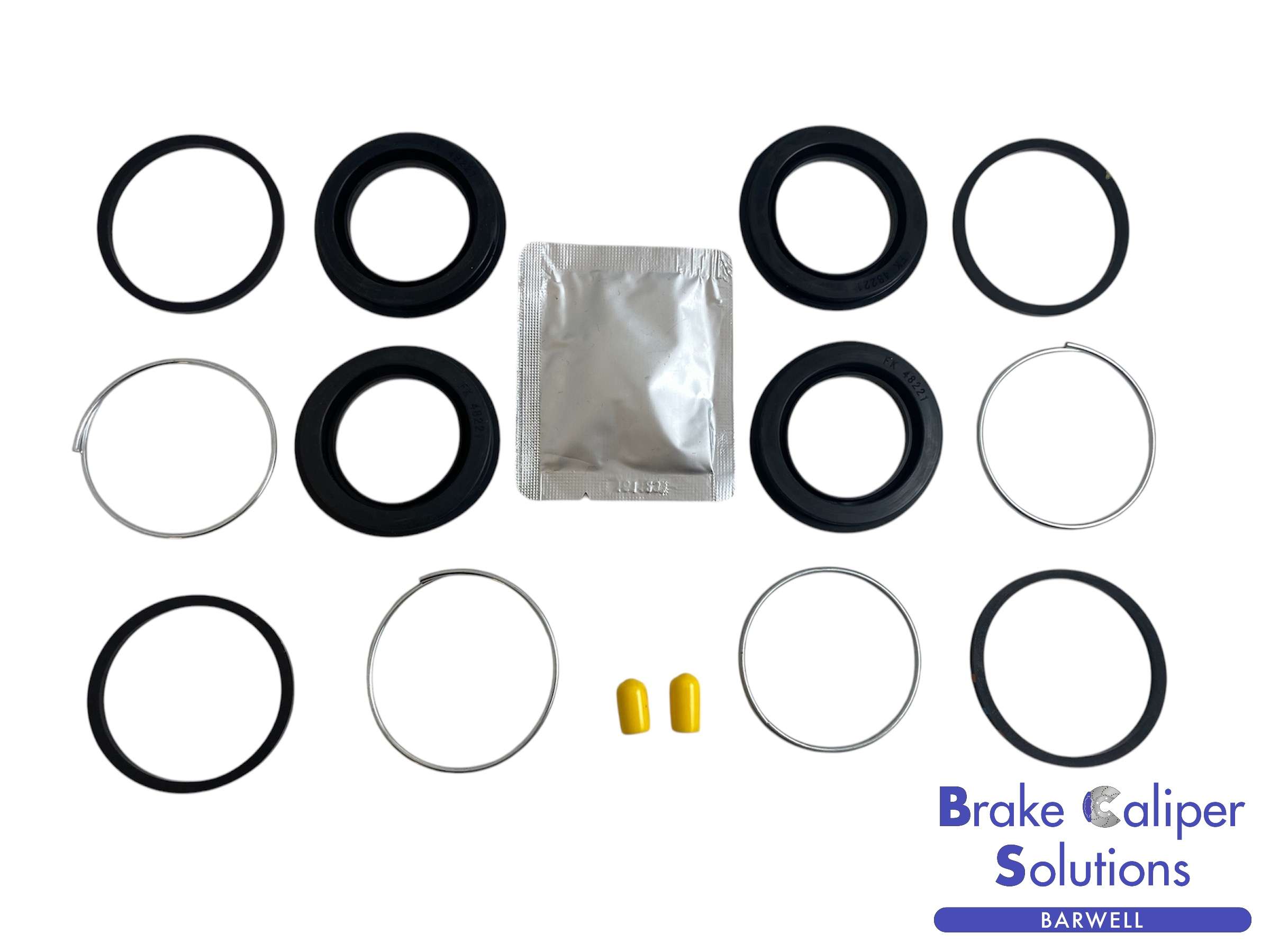 Fits TALBOT Simca 1100 Hatchback 1.1 Front L & R Brake Caliper Seal Rebuild Repair Kit
