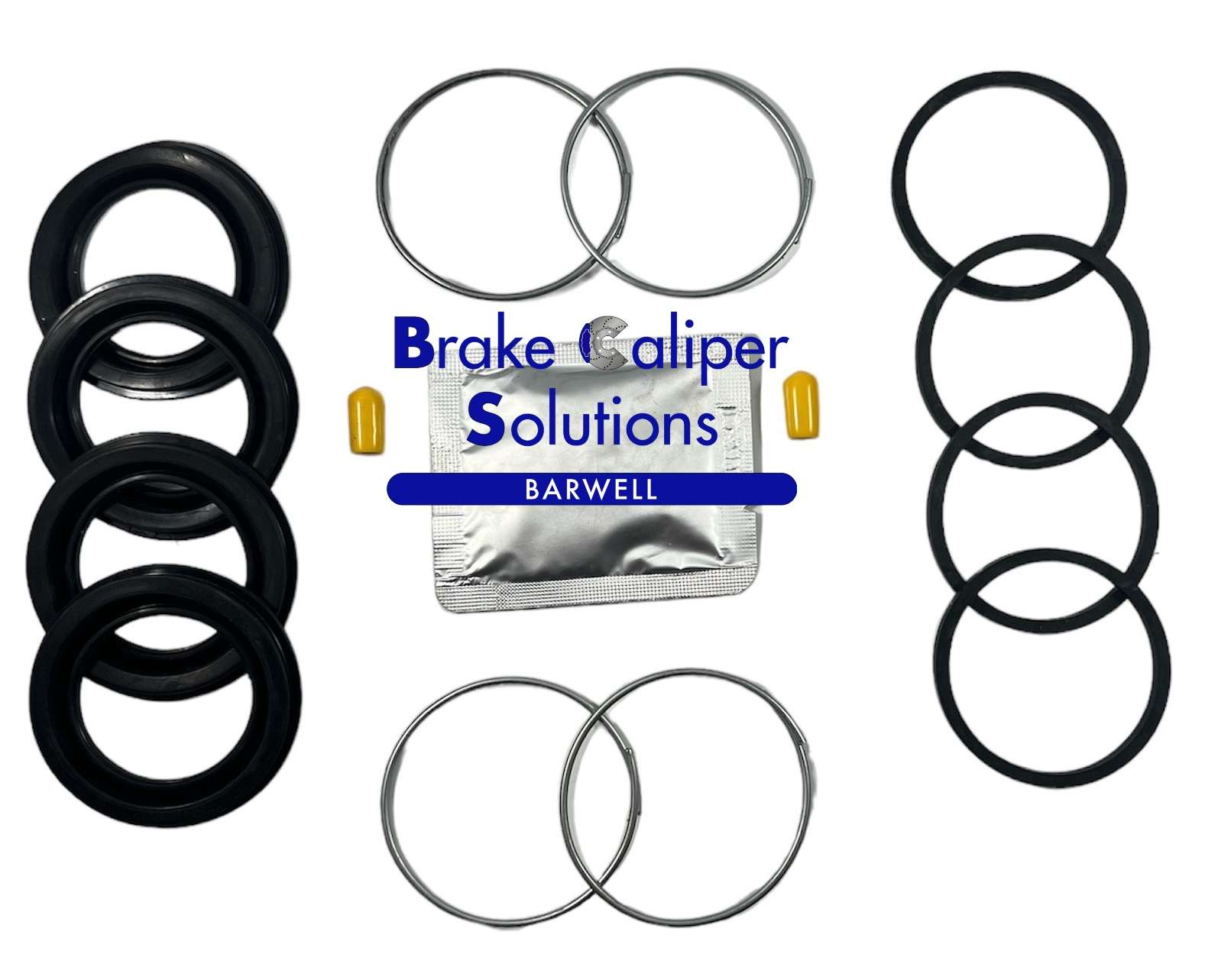 for OPEL REKORD 1963-1969 FRONT AXLE Brake Caliper Seal Repair Kit BSK204502
