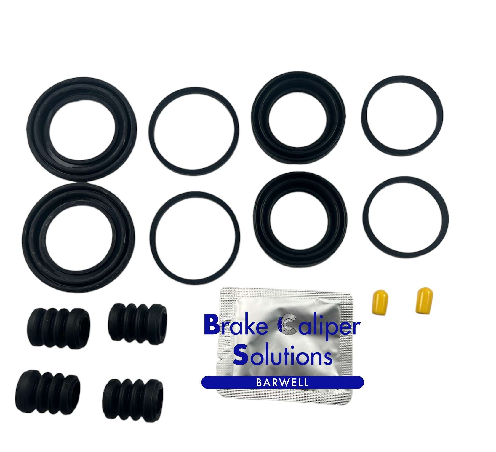 fit Audi 80 90 100 &amp; 200 FRONT axle  Brake Caliper Seal Repair Kit BSK204516
