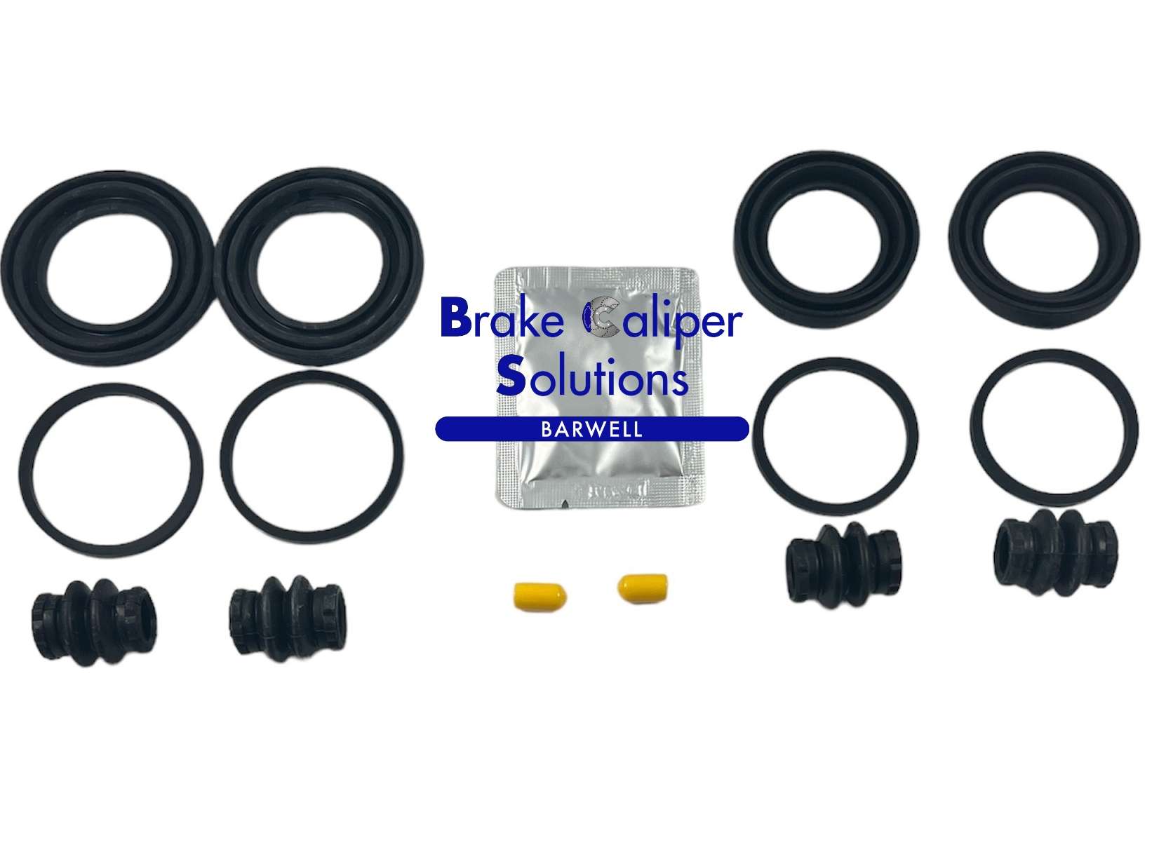 for PEUGEOT 607 2000-2011  Front L & R Brake Caliper Seal Repair Kit BSK204531