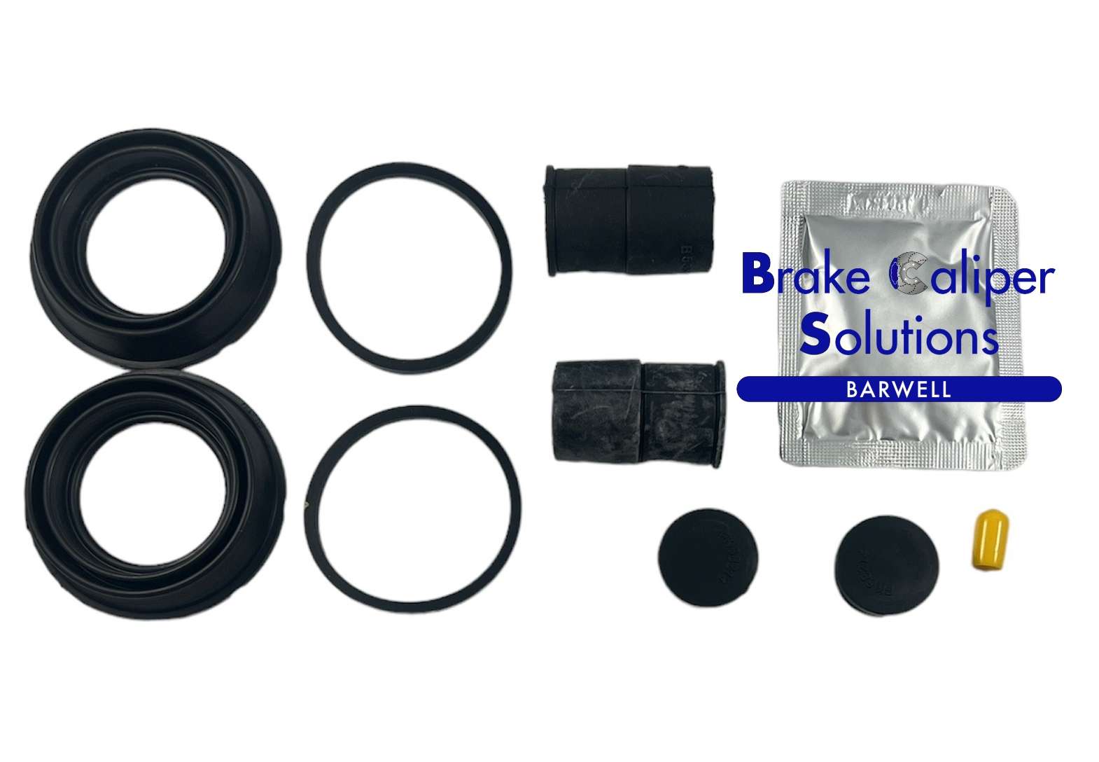 VOLVO XC60 08-17 Front SINGLE Brake Caliper Repair Kit BSK204537S