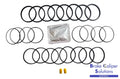 for Land Rover Defender FRONT L & R Brake Caliper Seal Rebuild Repair Kit (BSK204602)