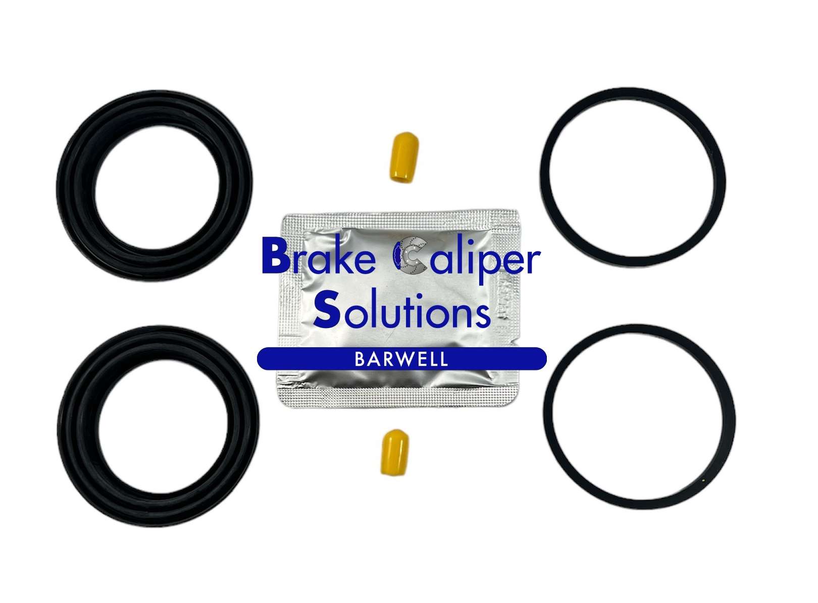 FRONT AXLE Brake Caliper Seal Repair Kit for SEAT MALAGA 1984-1993 on (BSK204802)