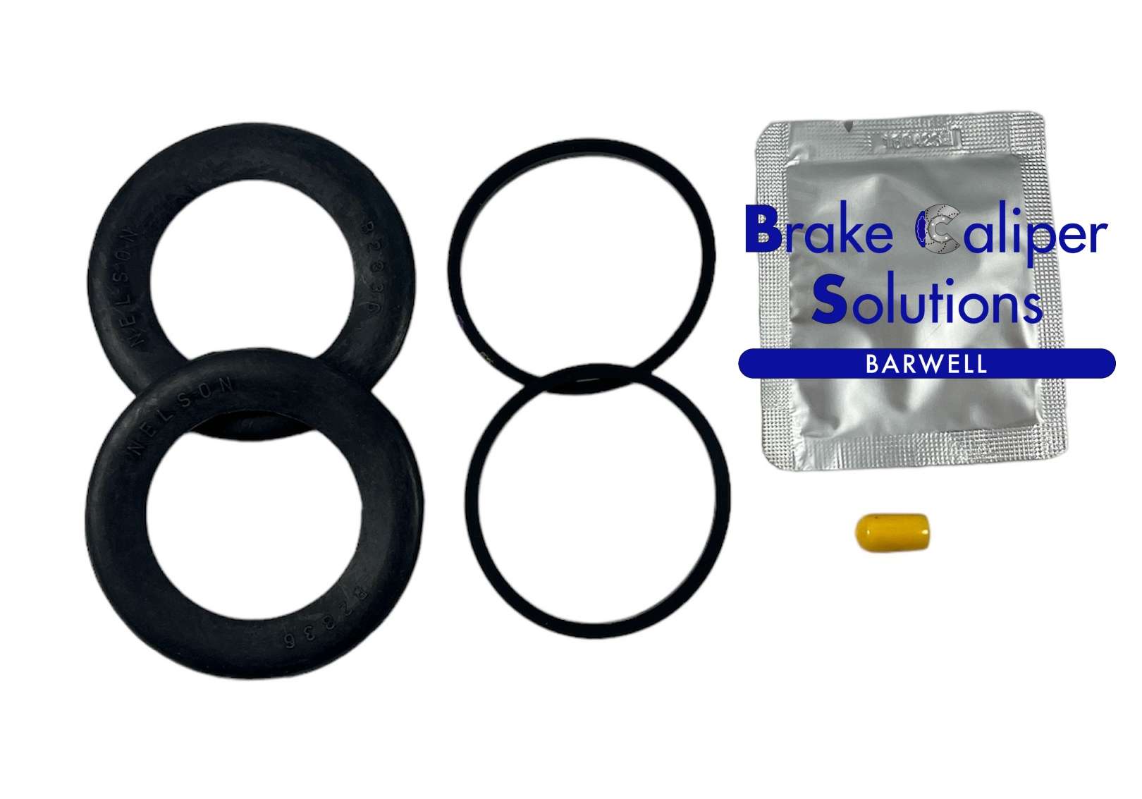 FRONT Mk1 Lotus Cortina P14 Caliper BRAKE SINGLE CALIPER SEALS 48mm pistons -BSK204817S