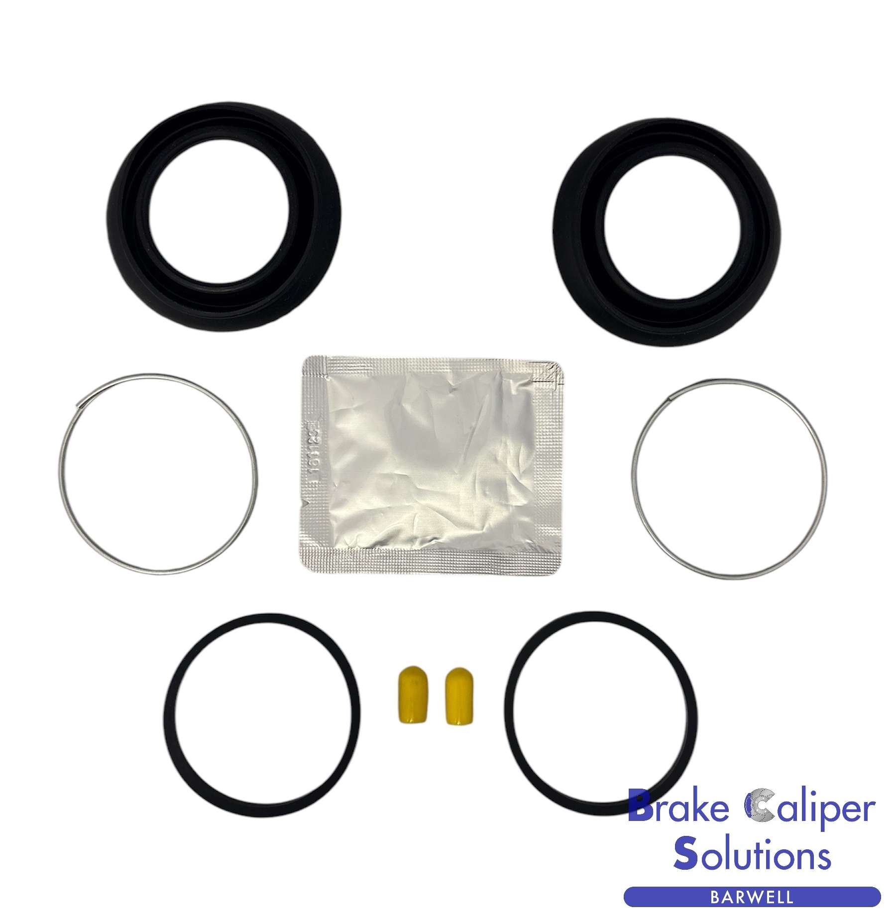 FRONT Axle Brake Caliper Seal Repair Kit for PORSCHE 924 1975-1985 48mm piston (BSK204835)