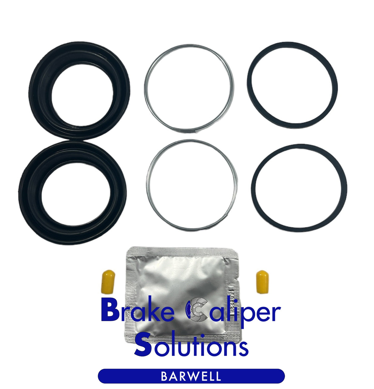 fit FRONT axle Brake Caliper Seal Repair Kit for PORSCHE 924 1978-1988: BSK205409