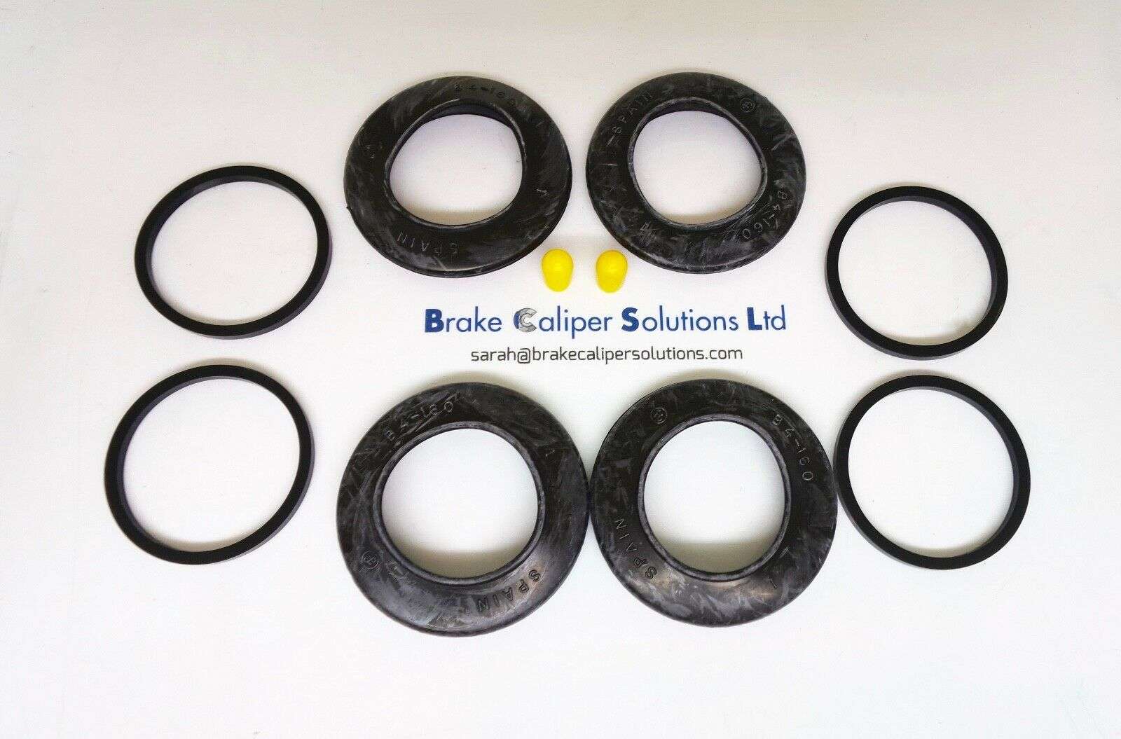 fits FRONT Brake Caliper Seal Repair Kit axle set for Ssangyong Rexton 2002- 06