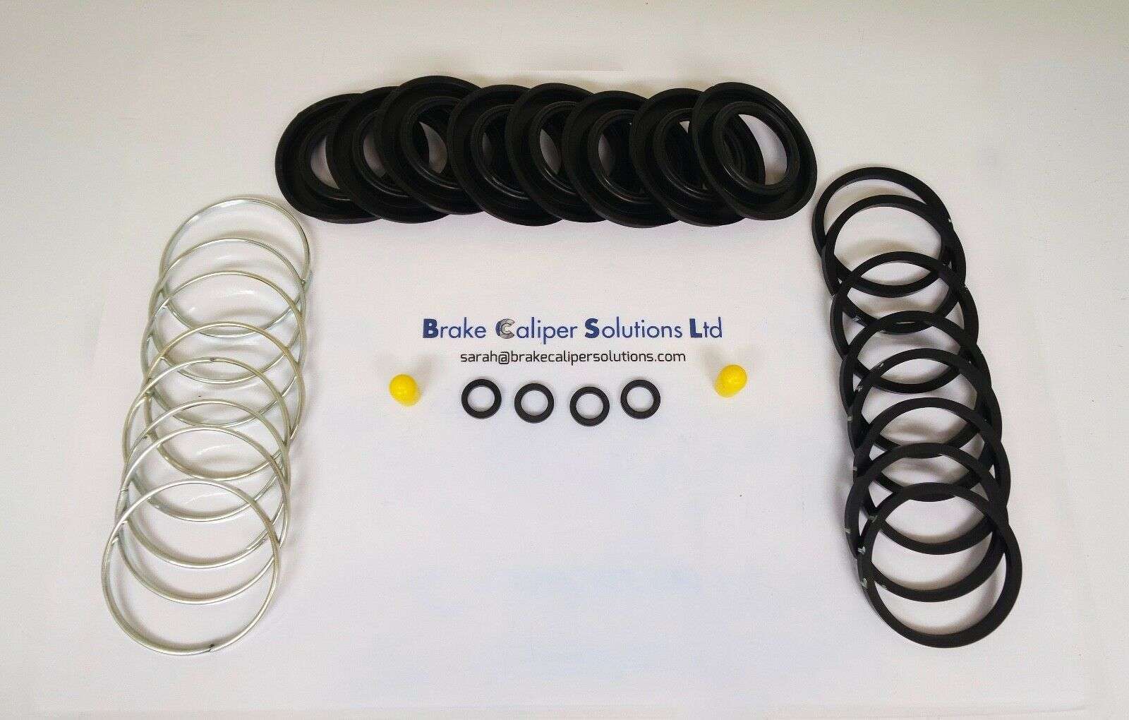 FRONT Brake Caliper Seal Repair Kit +CAST SEALS for SUBARU IMPREZA 2.5 WRX 4015