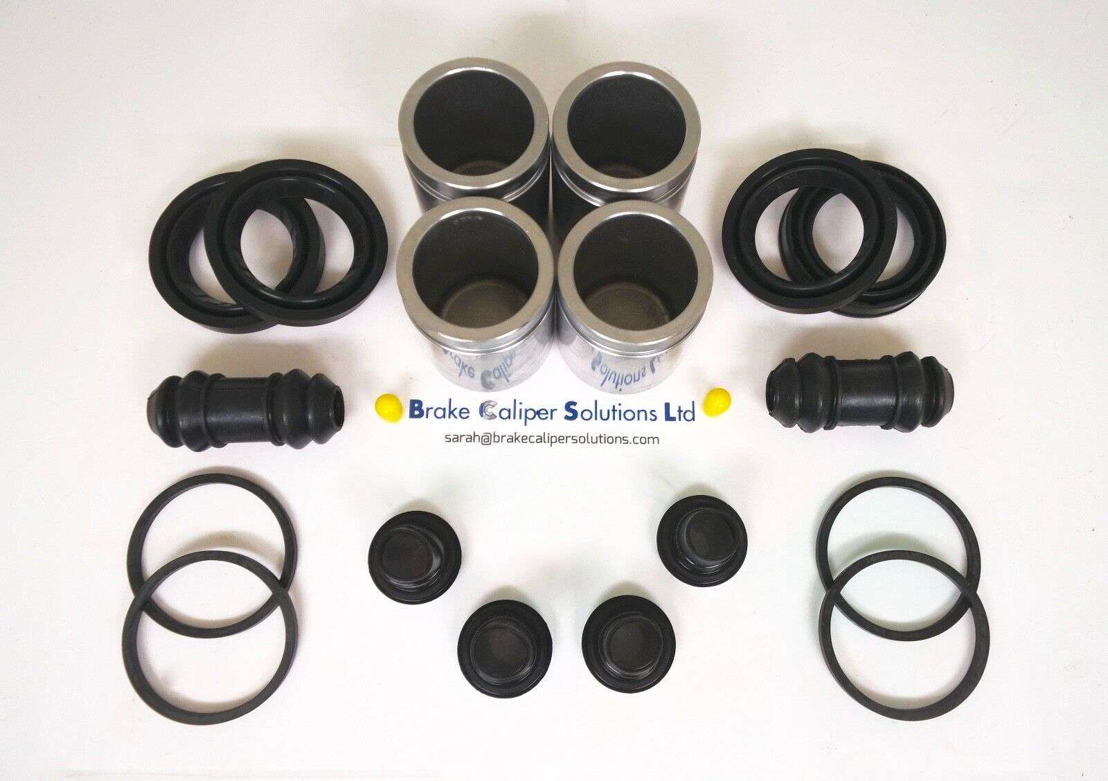 VW LT 46 2000-06 REAR AXLE  Brake Caliper (Bosch) Seal Kit +Pistons BCKP457