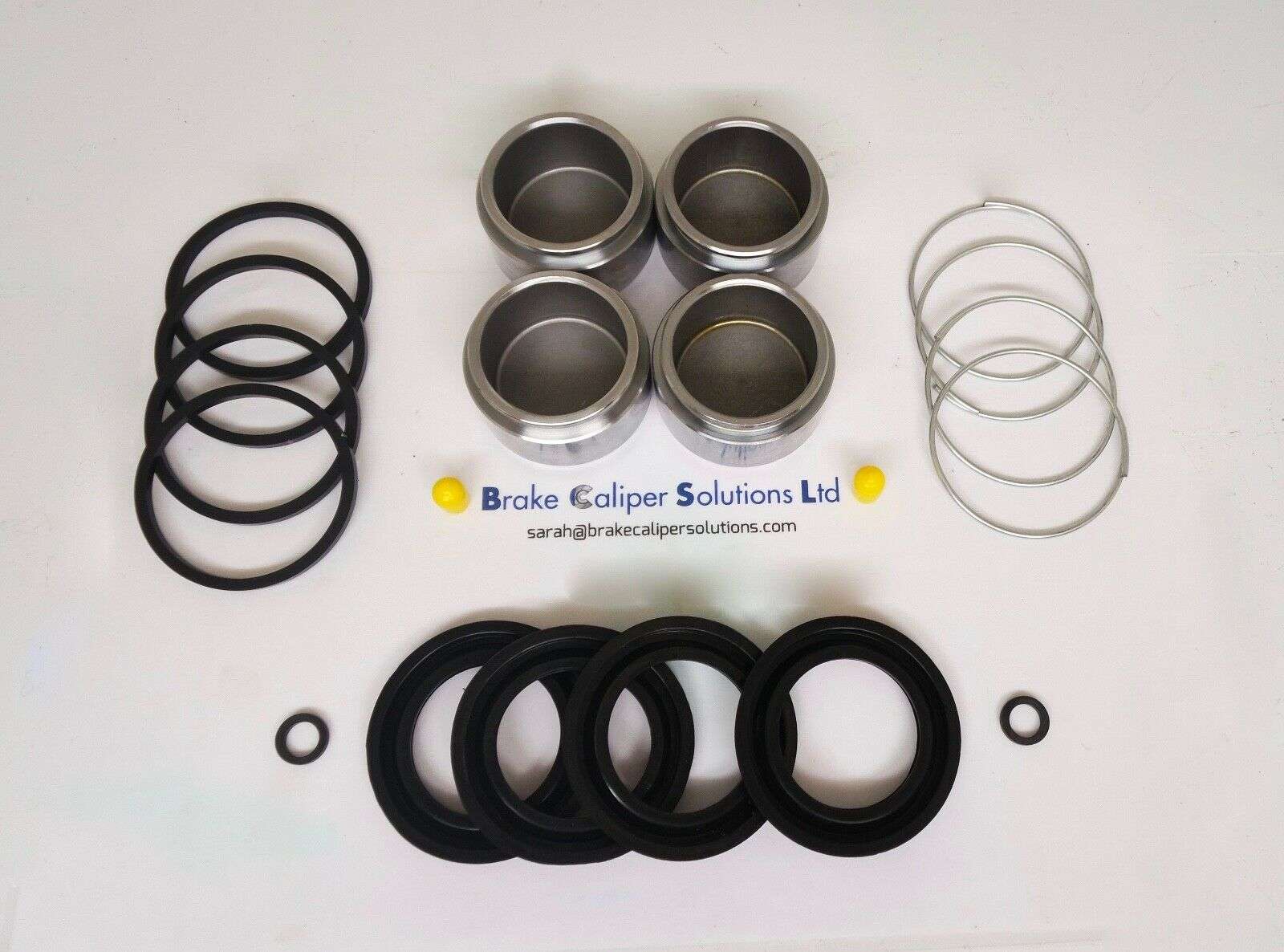 LOTUS EUROPA 1966-1976 FRONT Brake Caliper AXLE Repair Kit + Pistons 48mm