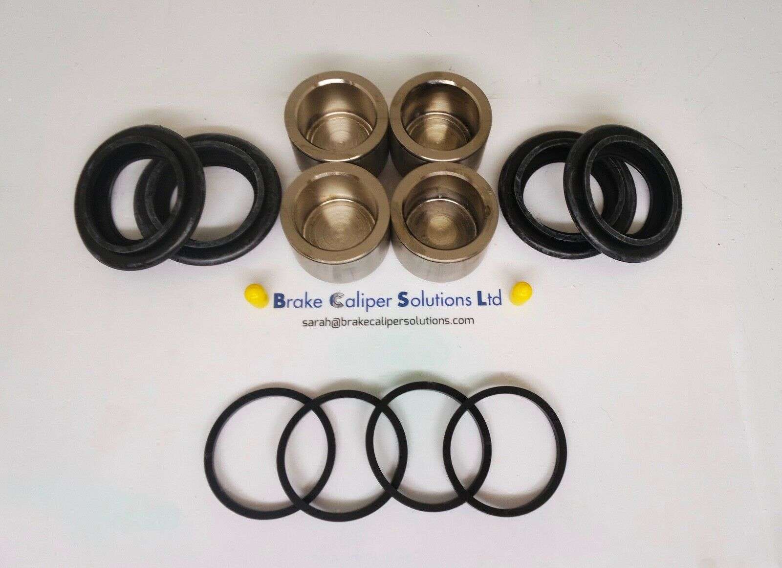 REAR axle Brake Caliper Seal &amp; Pistons Repair Kit for JAGUAR E TYPE XJ6 XJ12