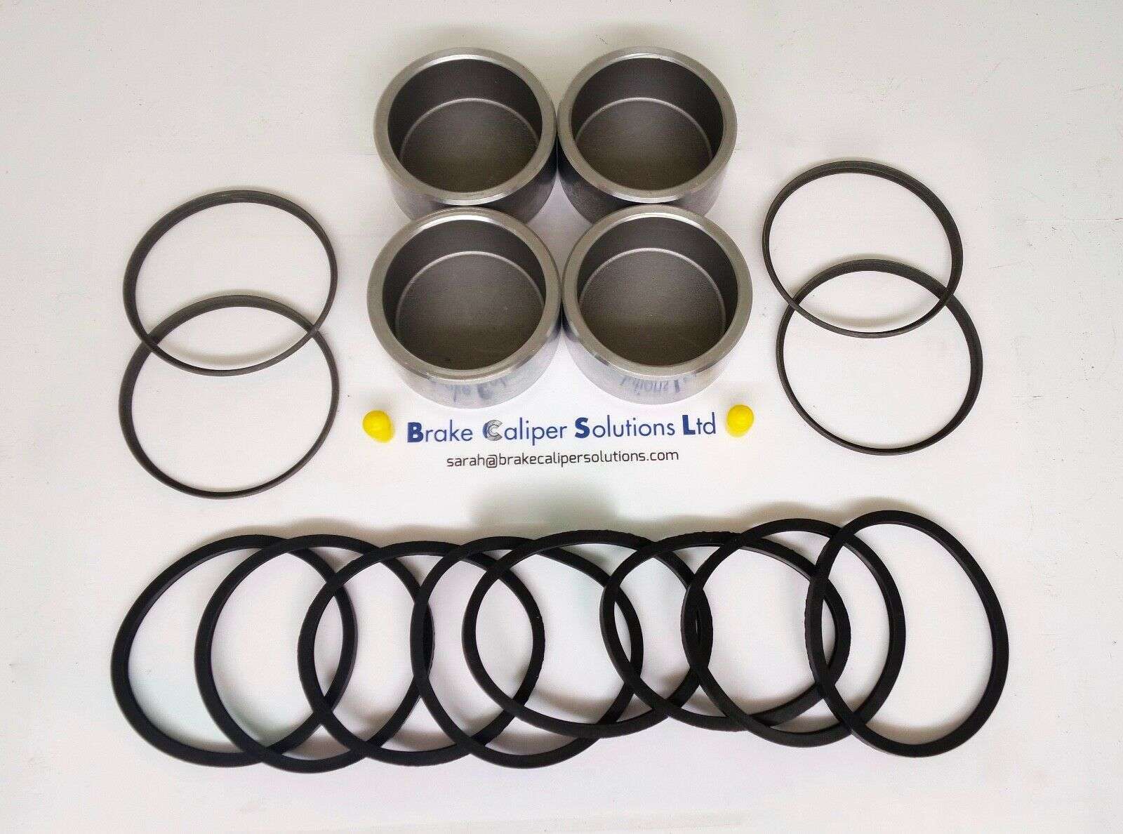 FRONT Brake Caliper AXLE Seal &amp; Pistons Repair Kit for Rover SD1 1976-1983