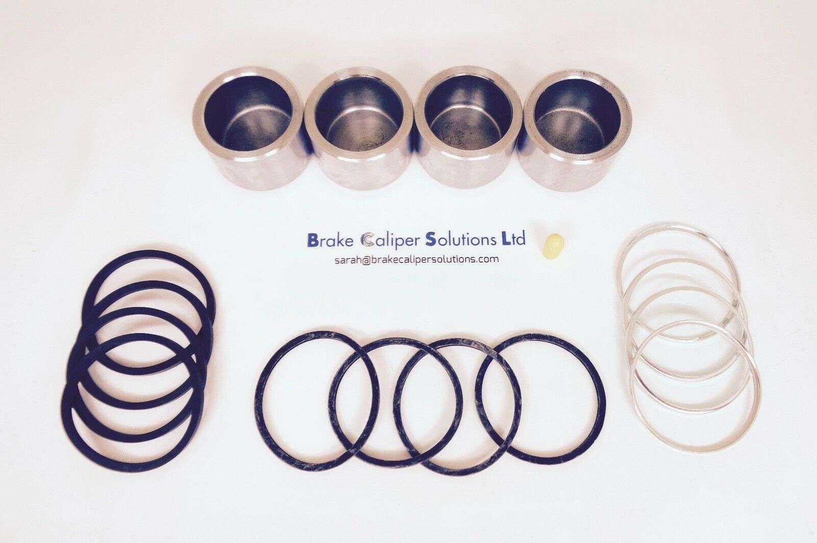 FRONT Brake Caliper Pistons &amp; Seal Repair axle Kit for LDV 400 CONVOY PILOT