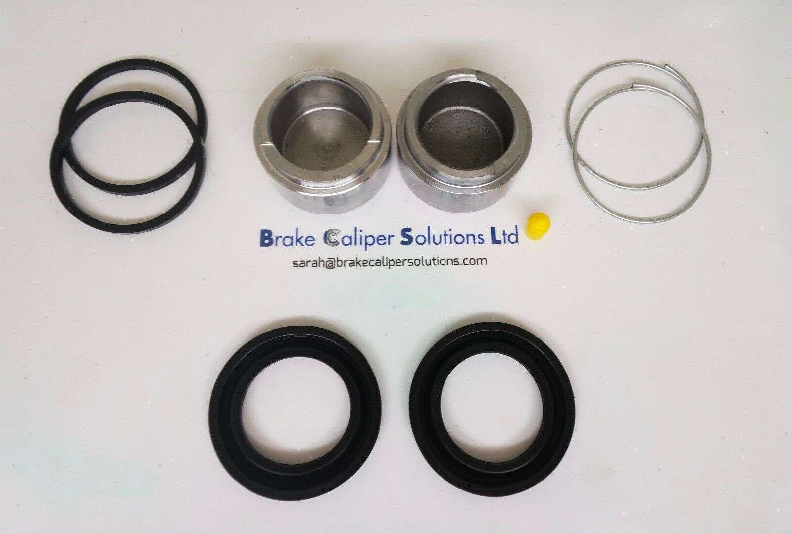 FRONT Brake Caliper Seal &amp; Pistons axle Repair Kit for Porsche 911 1966 -1989