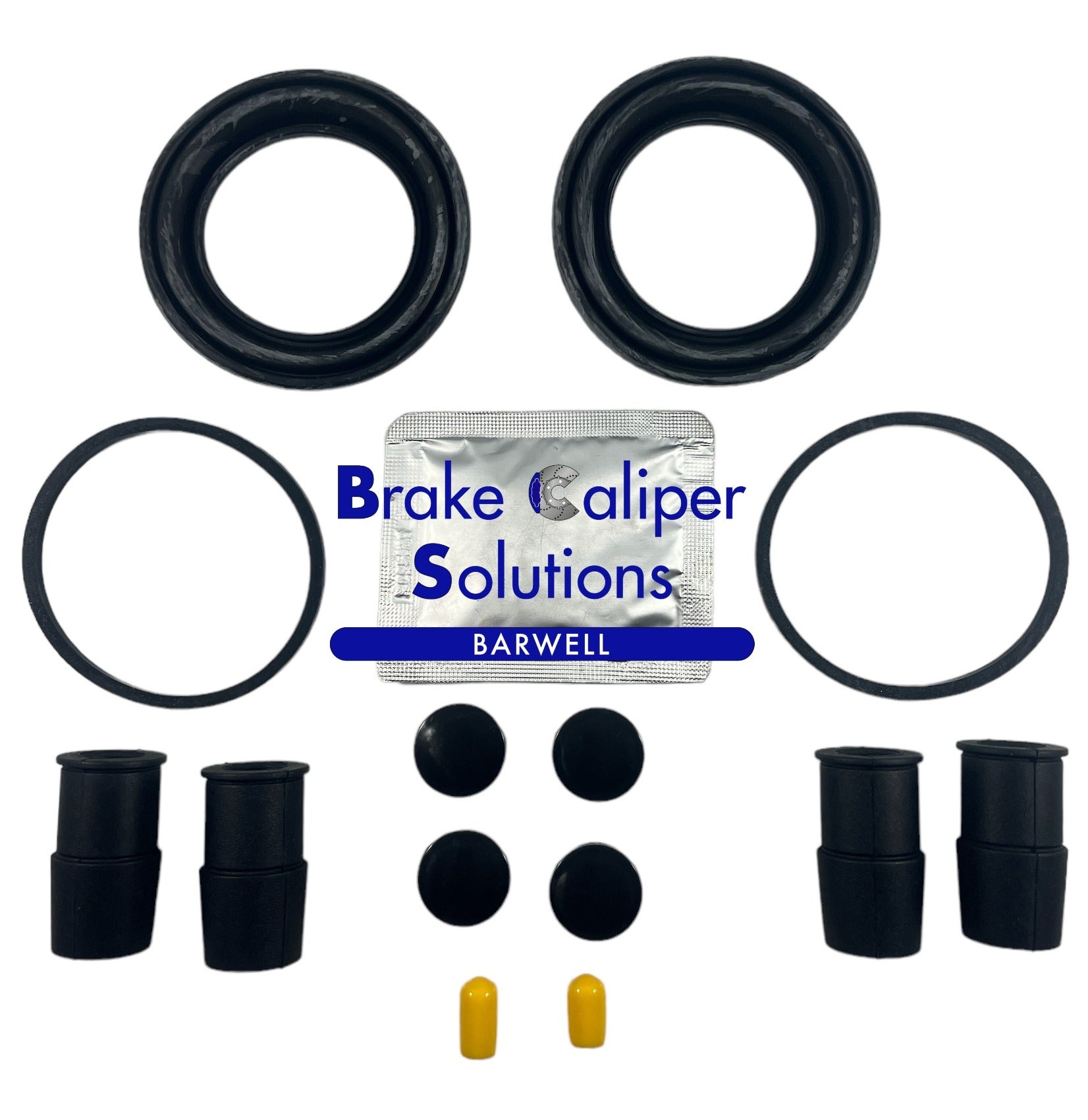 fit Saab 9-3 & 9-5 FRONT axle Brake Caliper Seal Repair Kit (BSK205704)