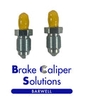 M12 X 1  x 2 Brake Bleed Screws Nipples  BCB040