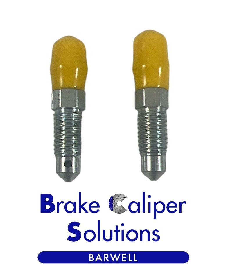 2x M7x1.00mm x 30.5mm Long - Brake bleed nipples Bleed screws BCB086X2