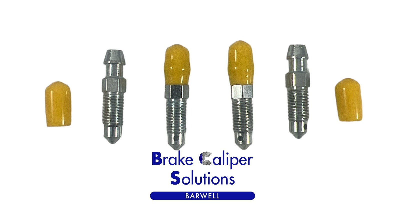 4x M7x1mm x 30.5mm Long - Brake bleed nipples Bleed screws BCB086X4