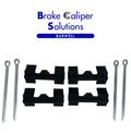 fit LDV CONVOY 2.5 Di & TDi 1998-2009 FRONT Brake Pad Fitting Kit Vented BCH0009