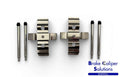 for TESLA MODEL S 2012-2020 REAR Brake Pad Fitting Kit: BCH0054