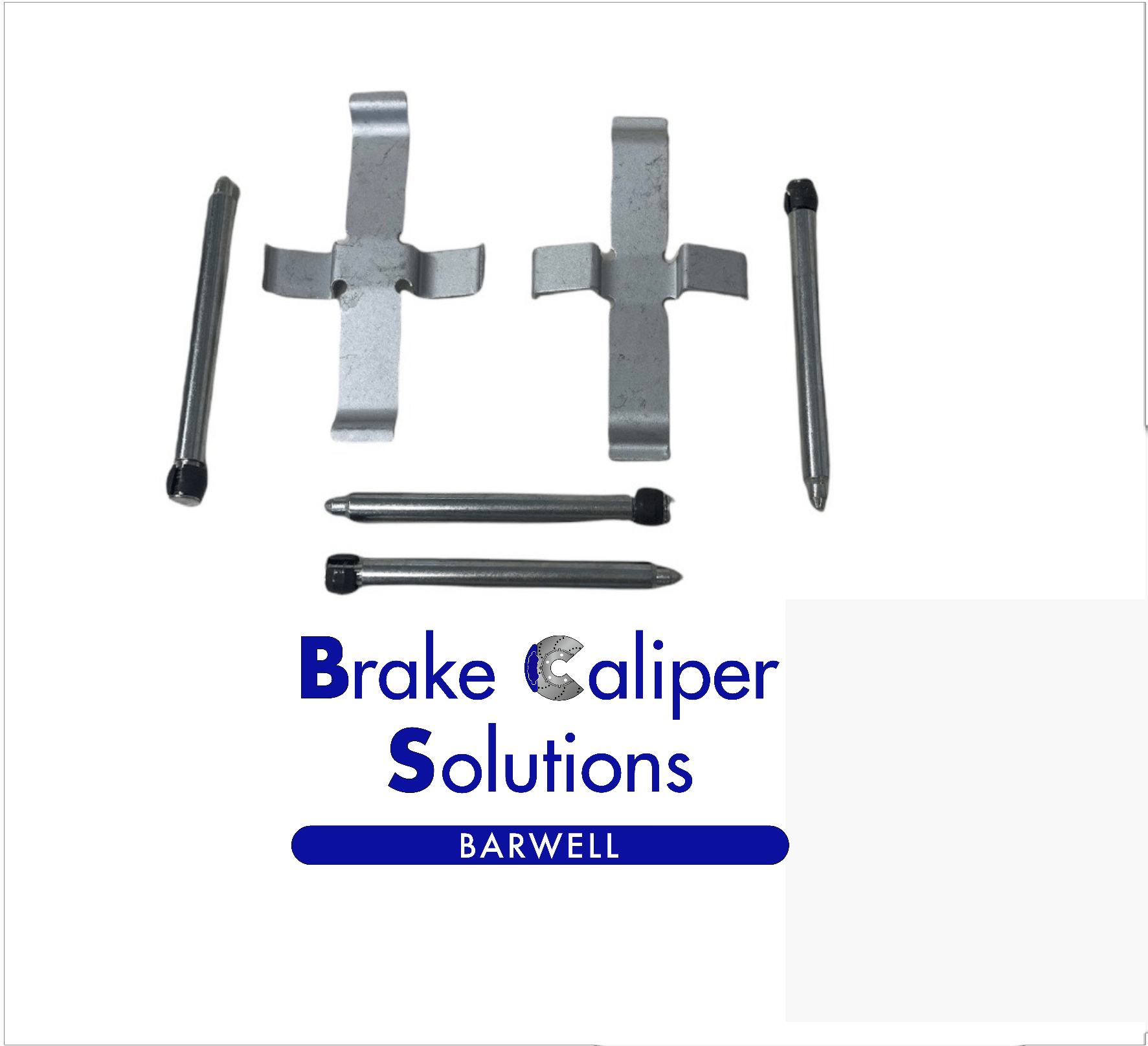 FOR VOLVO 240 All models 75- FRONT BRAKE PAD FITTING KIT SHIMS & PINS BCH0911