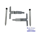 for Mercedes C Class CLC SLK CLK Rear Brake Caliper Pad Fitting Kit BCH1661