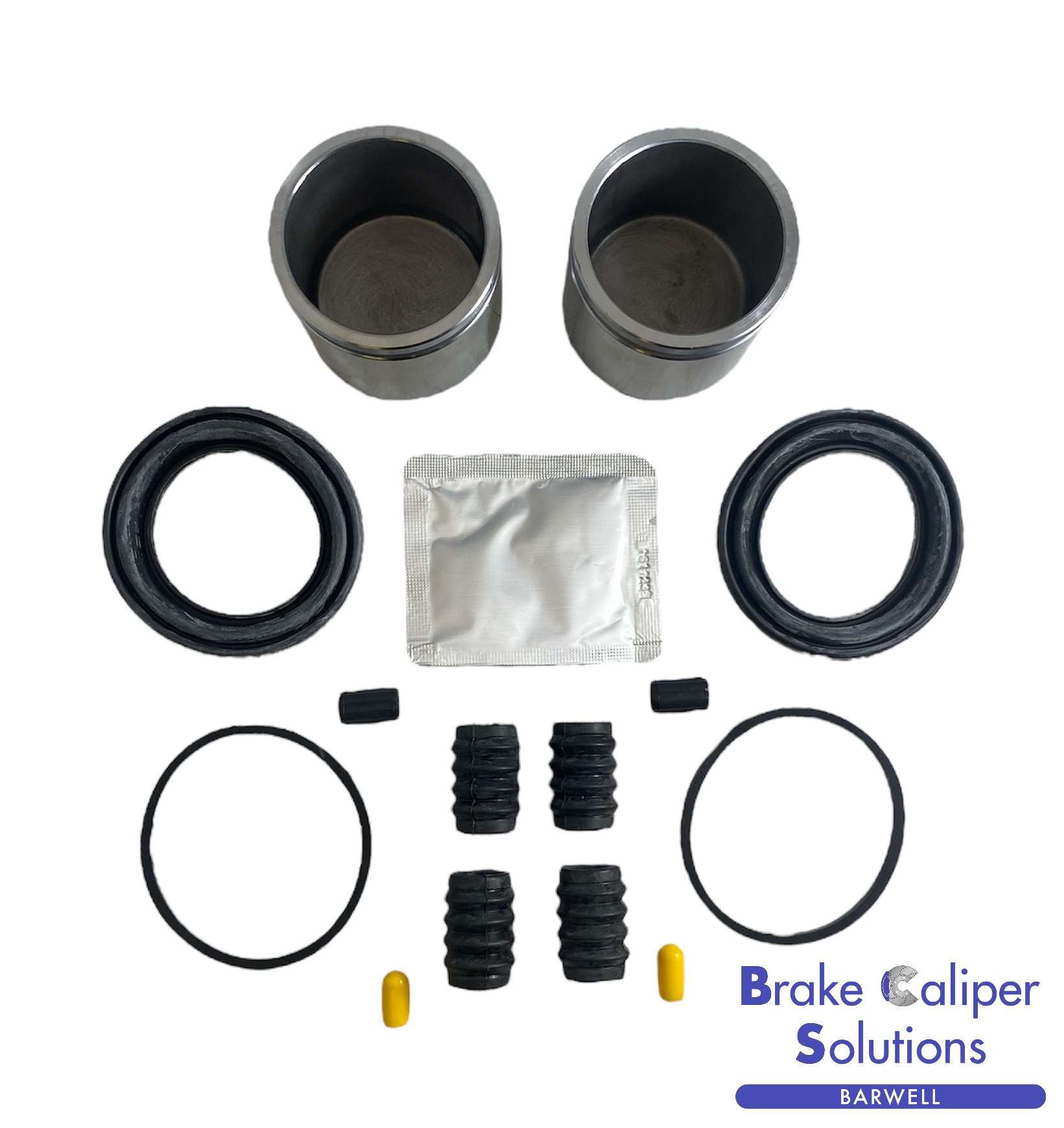For NISSAN PRIMERA 1.9 P12 2002-2008  FRONT AXLE Brake Caliper Seal & Piston Repair Kit BCKP105