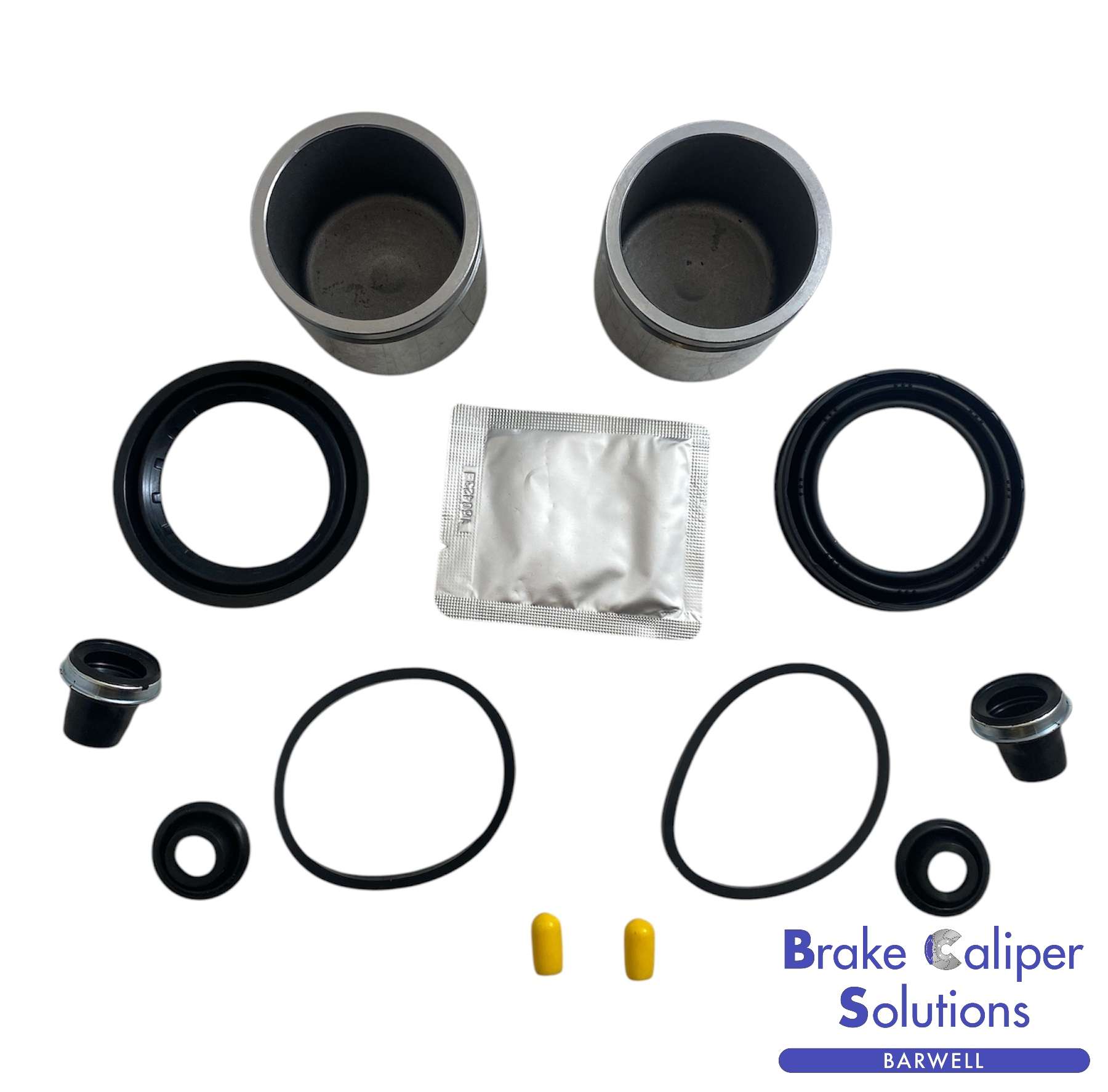 FOR Renault Kangoo FRONT Brake Caliper Seal &amp; Pistons Rebuild Repair Kit -BCKP114