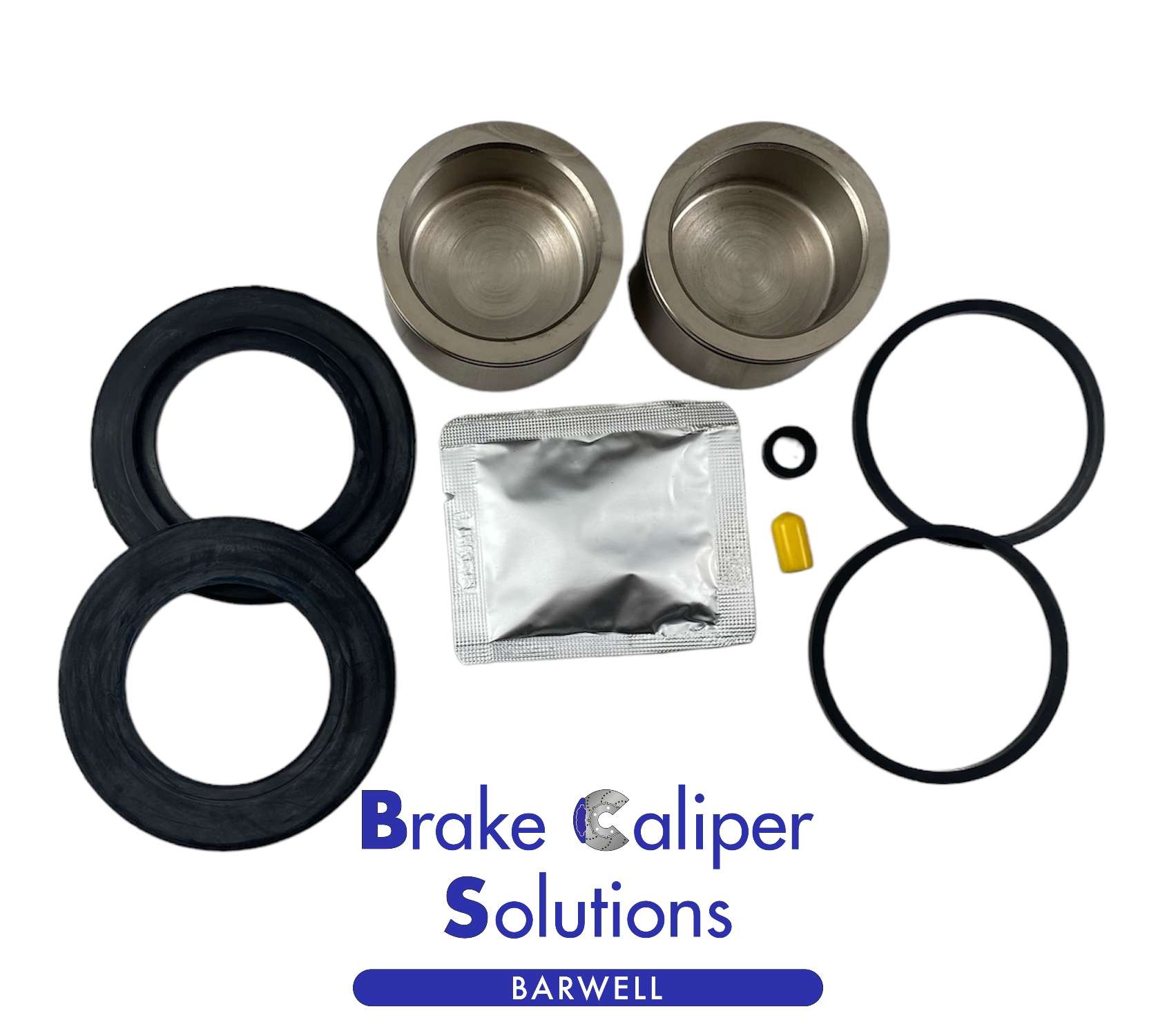 Ford Zephyr Zodiac MK3 FRONT SINGLE Brake Caliper Repair Kit + Pistons -BCKP118S