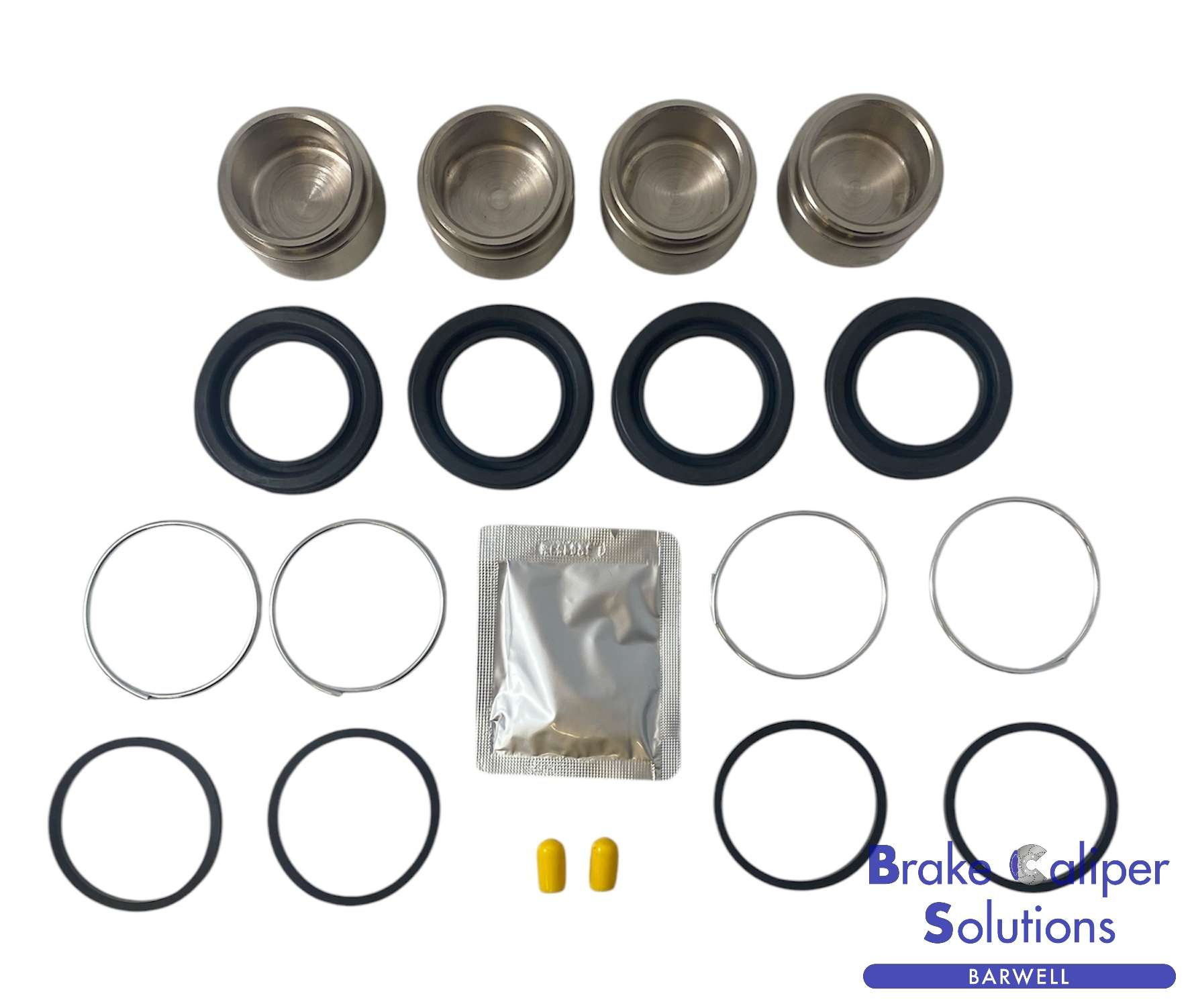 ASTON MARTIN DB7 VOLANTE REAR Brake Caliper Repair Kit with Pistons -BCKP130