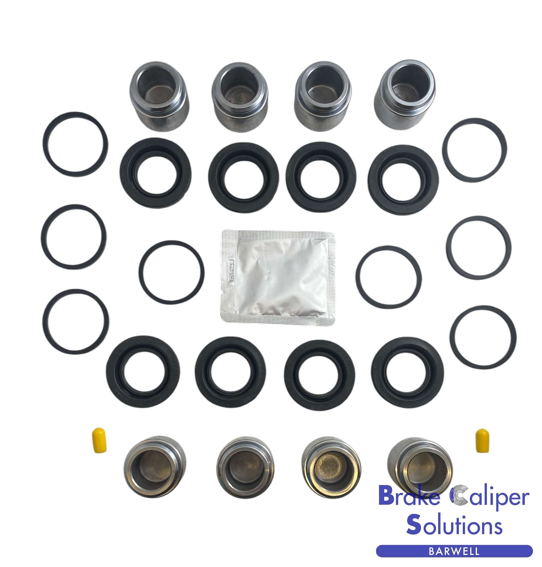 FRONT AXLE Brake Caliper Repair Kit +Pistons for BMW 2002 1968-1975 BCKP154