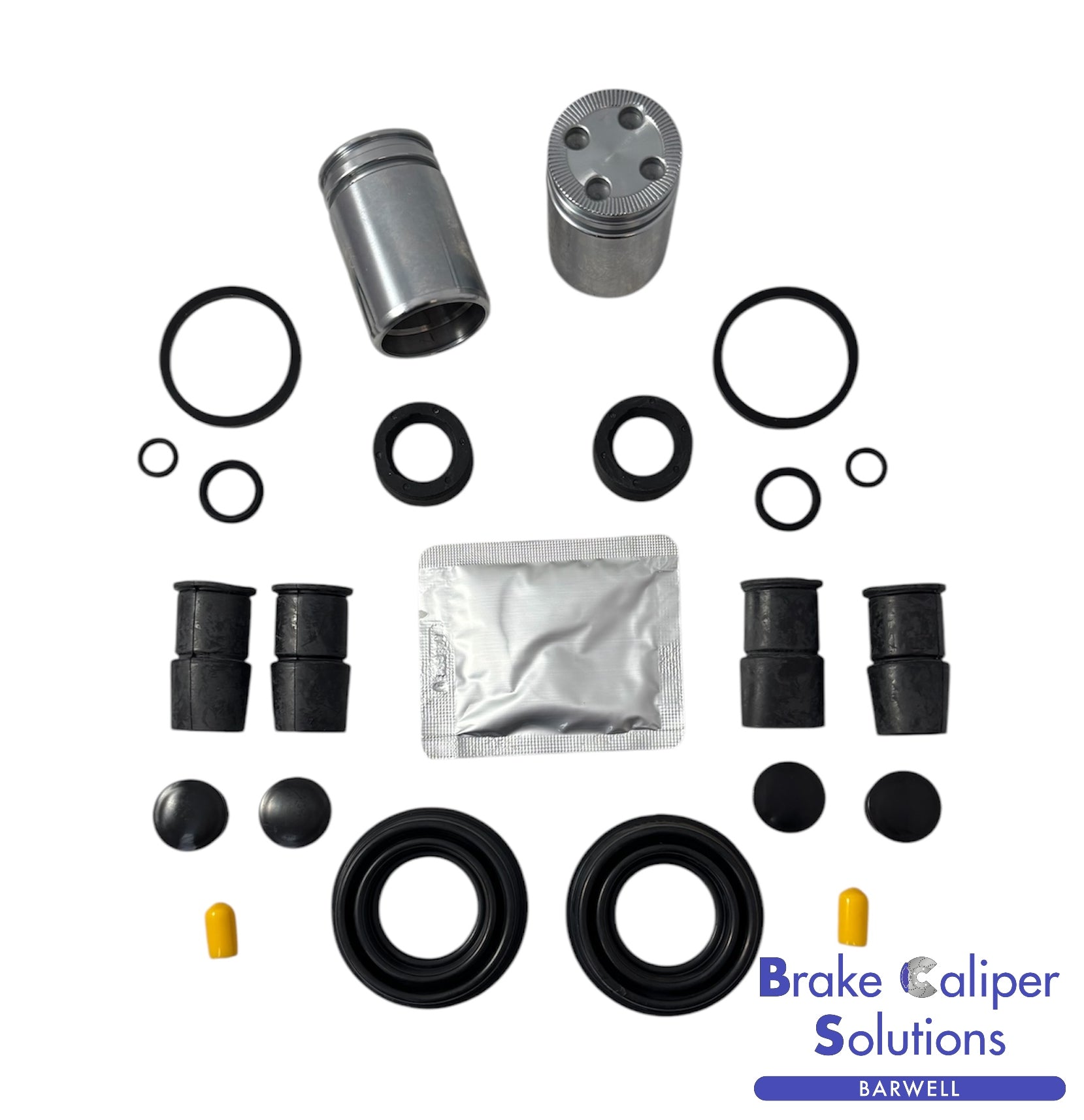 for MINI COOPER 01-2007 REAR axle Brake Caliper Rebuild Repair Kit with Pistons BCKP156